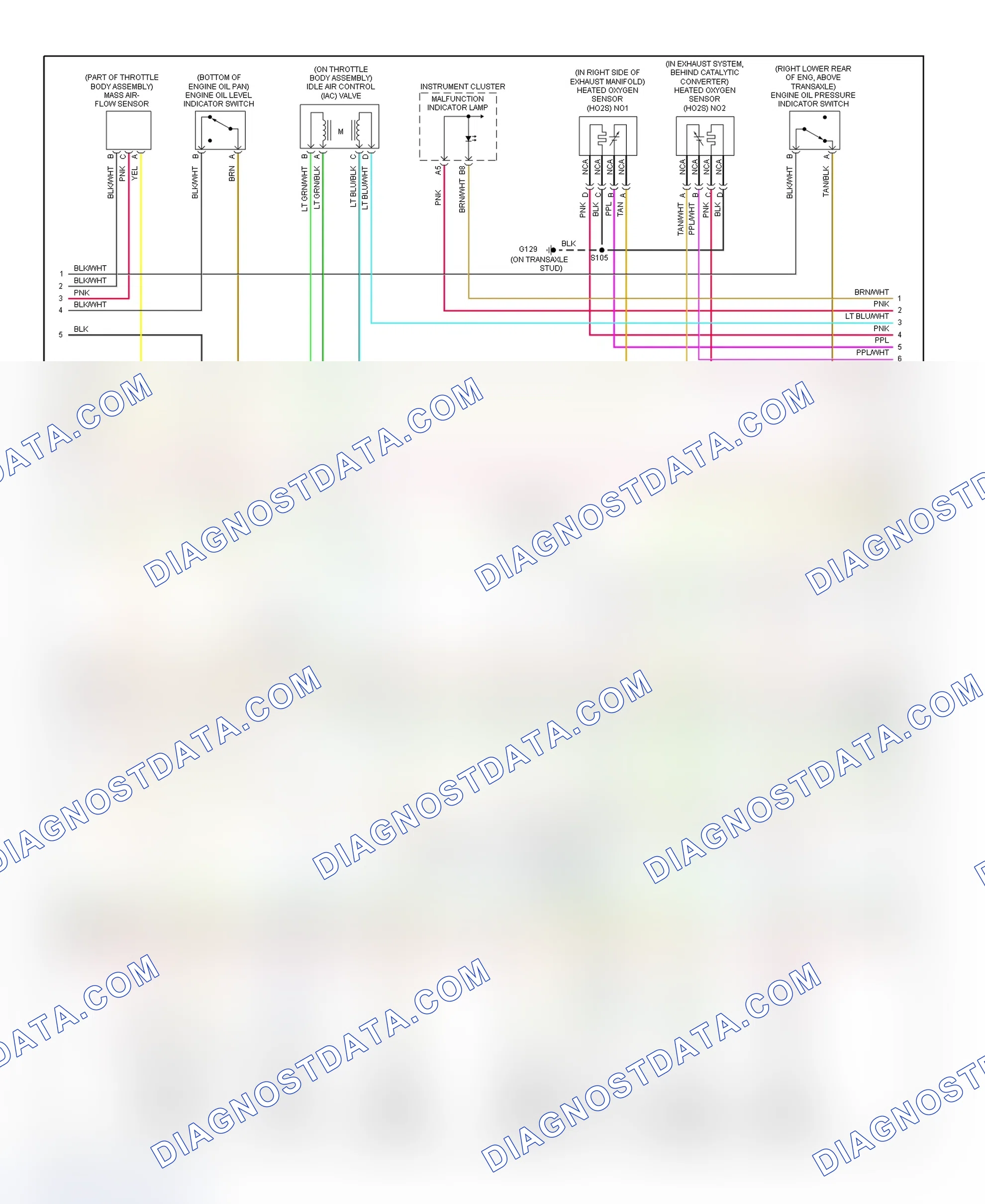 Scheme 124: PCM Wiring Diagram (Intrigue - 3.5L - 3 Of 4)