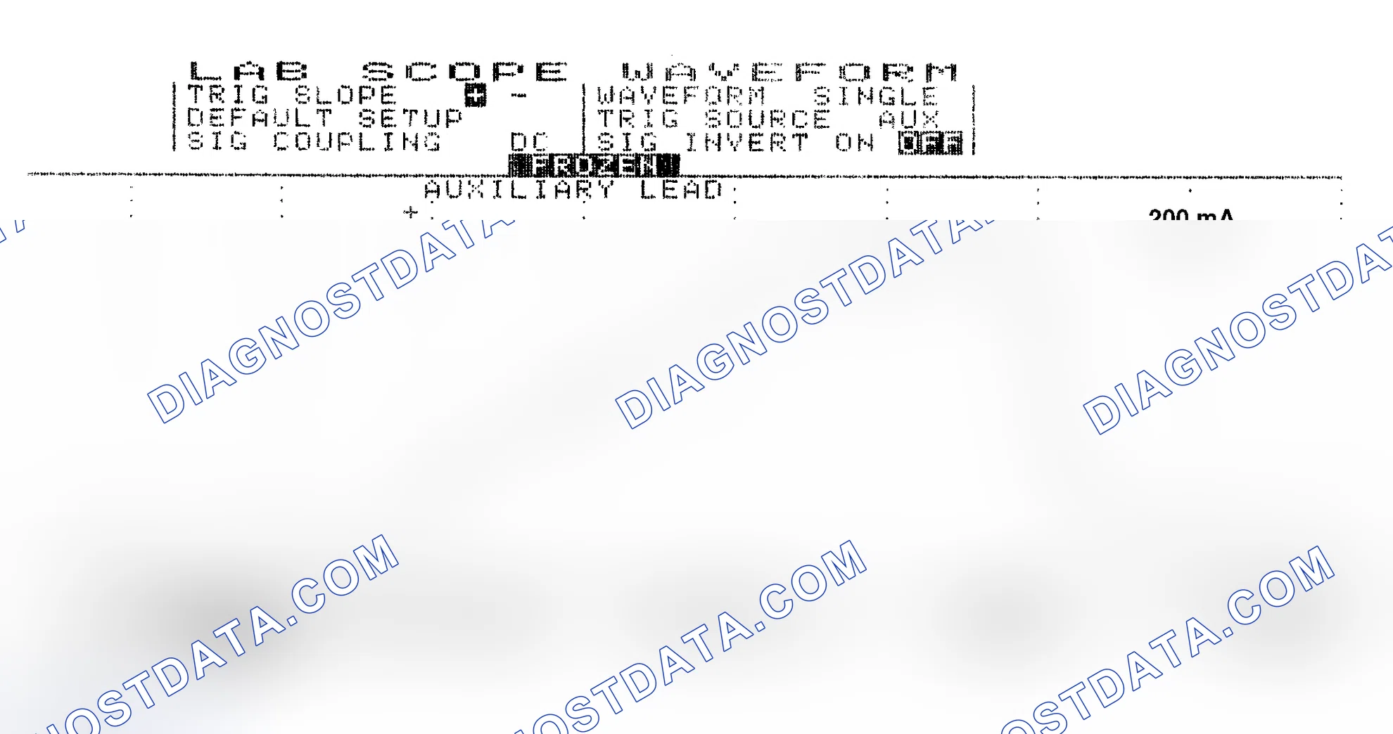 Scheme 13: Single Injector w/Normal Current Flow - Current Pattern
