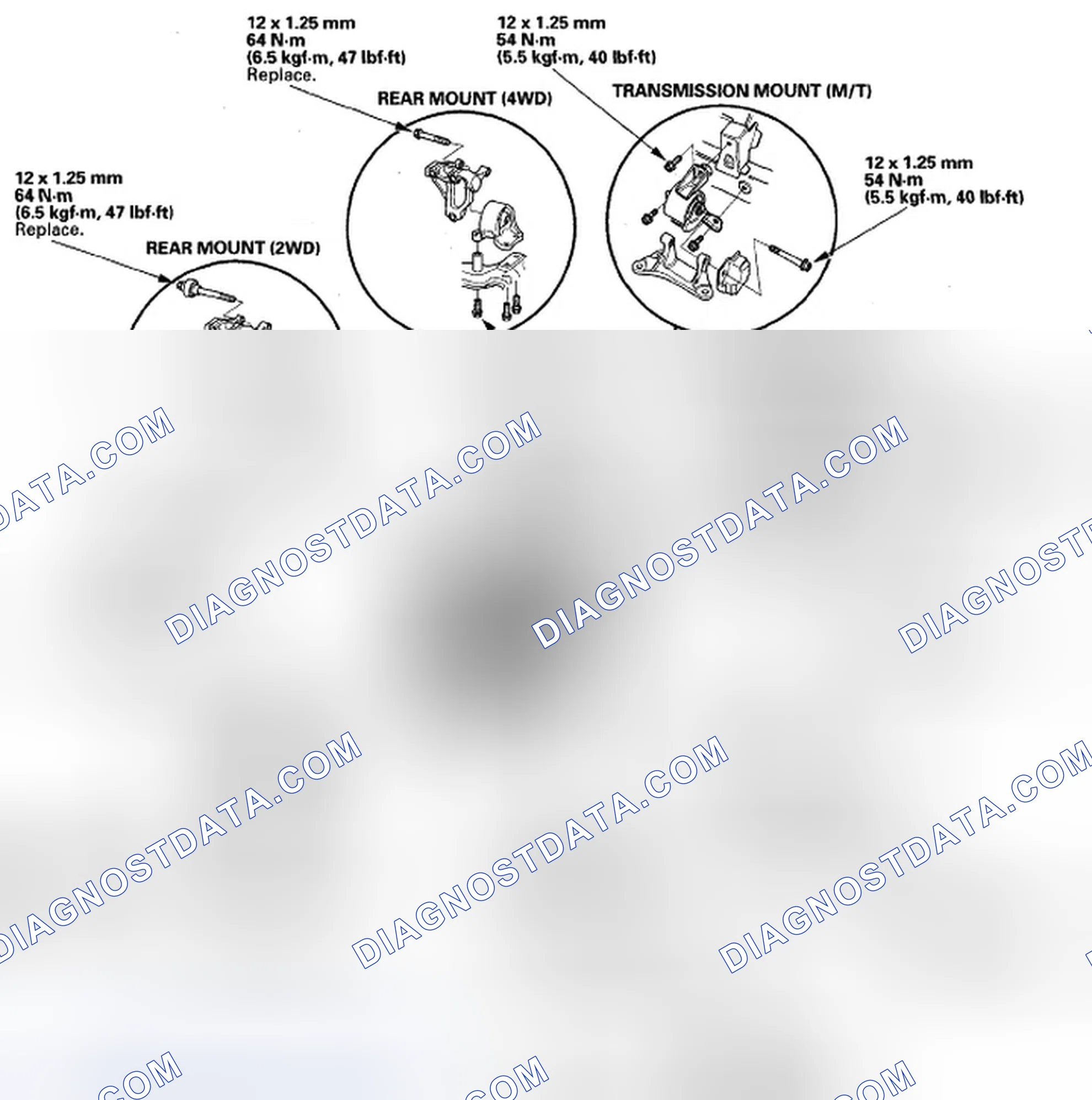 Scheme 194: Engine Mount Replacement