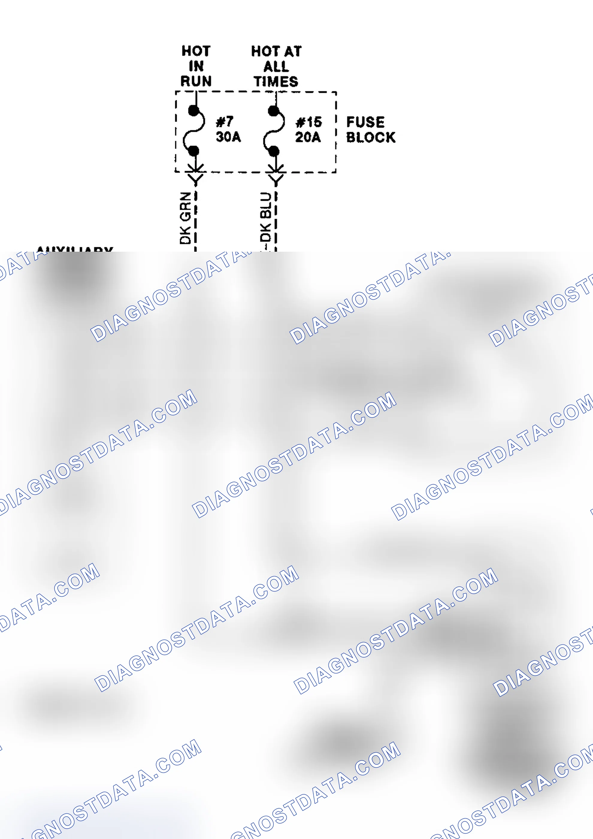 Fig. 19: Auxiliary Heater System Wiring Diagram (Van)