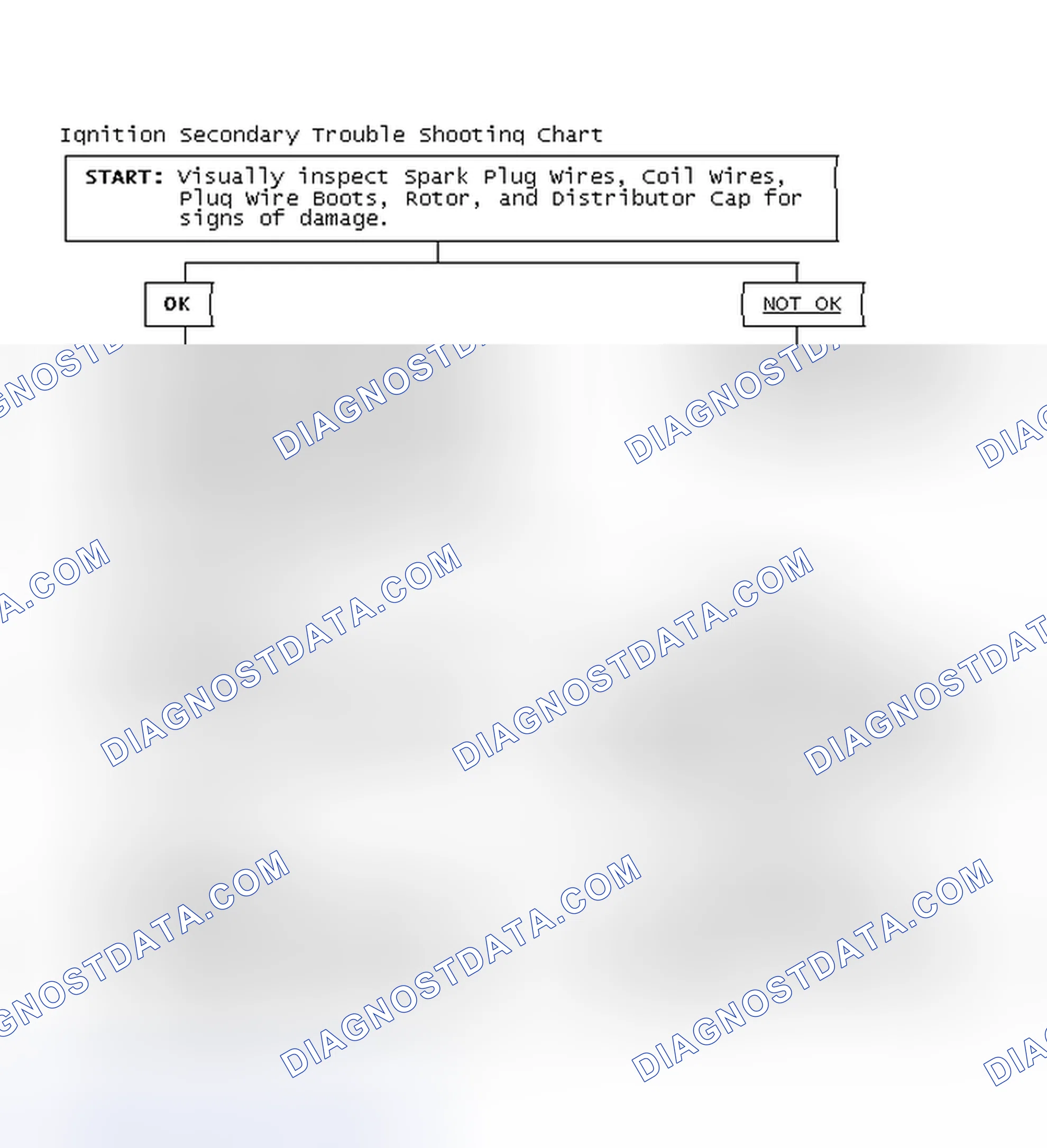 Scheme 1: Ignition Secondary Trouble Shooting Chart