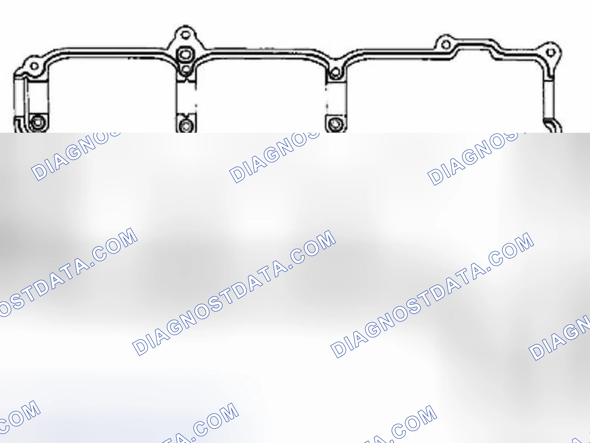 Scheme 806: SEALING COVER FOR CAMSHAFT HOUSING (CYLINDER HEAD COVER)