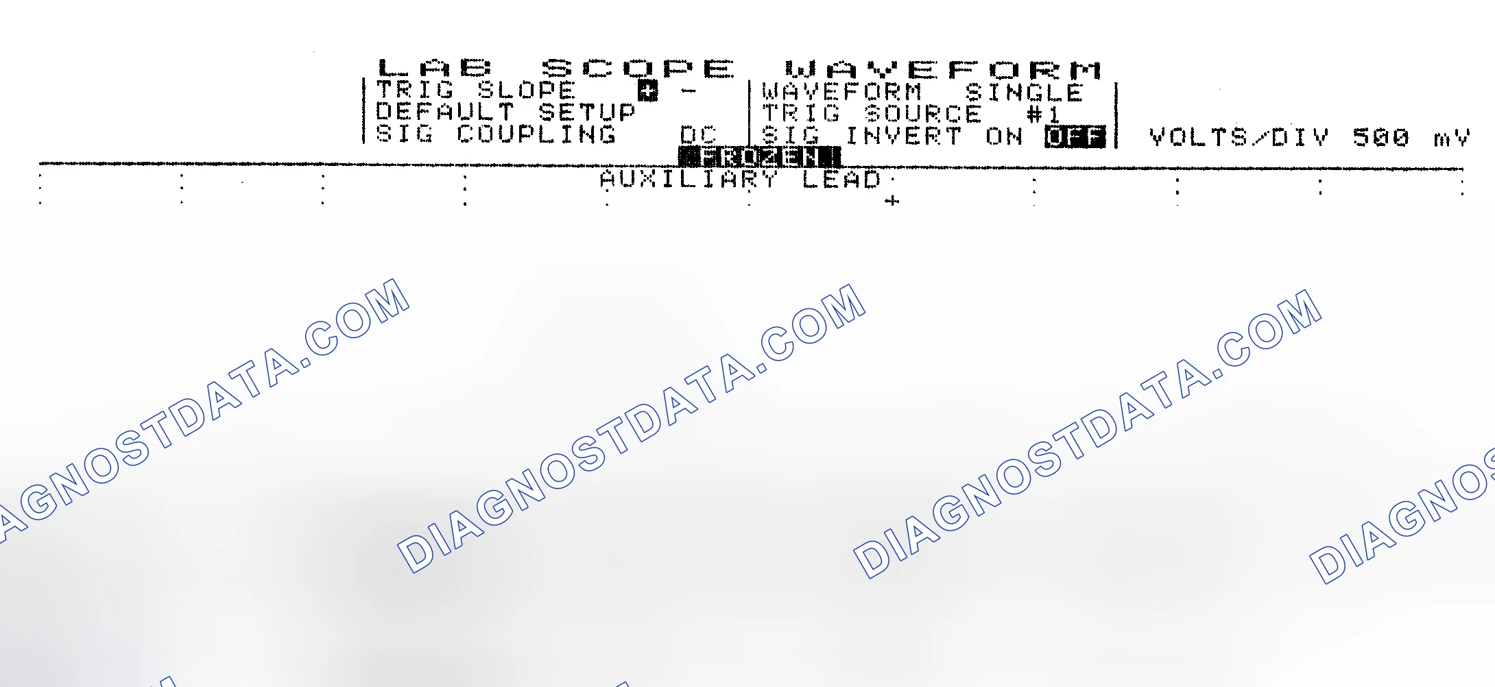 Scheme 10: Single Injector w/Excessive Current Flow - Current Pattern