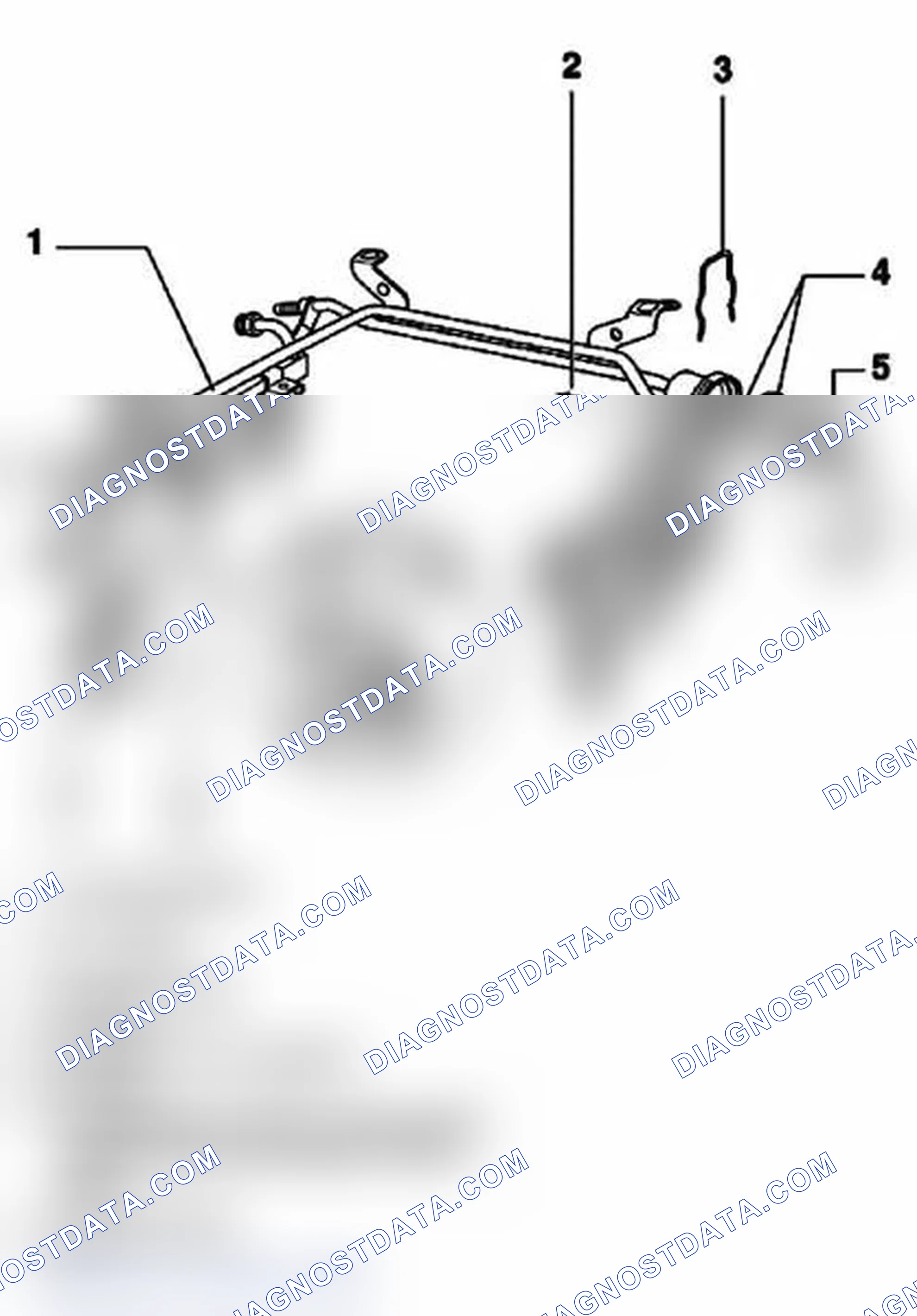 Scheme 442: Identifying Fuel Rail With Fuel Injectors