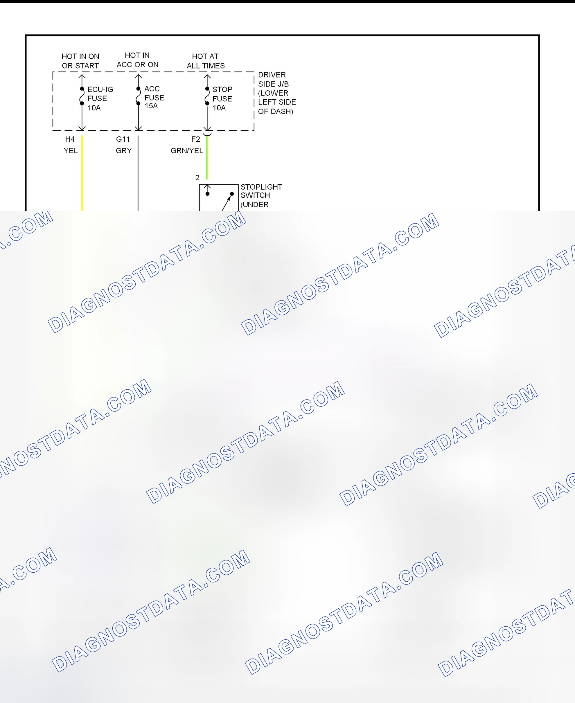 Scheme 214: Shift Interlock System Wiring Diagram (2001 - Toyota 4Runner)