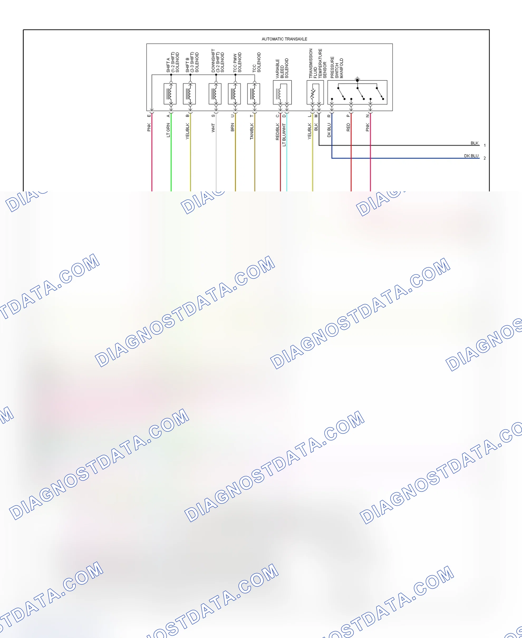 Scheme 92: PCM Wiring Diagram (Bravada, Envoy, Envoy XL & Trailblazer - 4.2L - 4 Of 5)