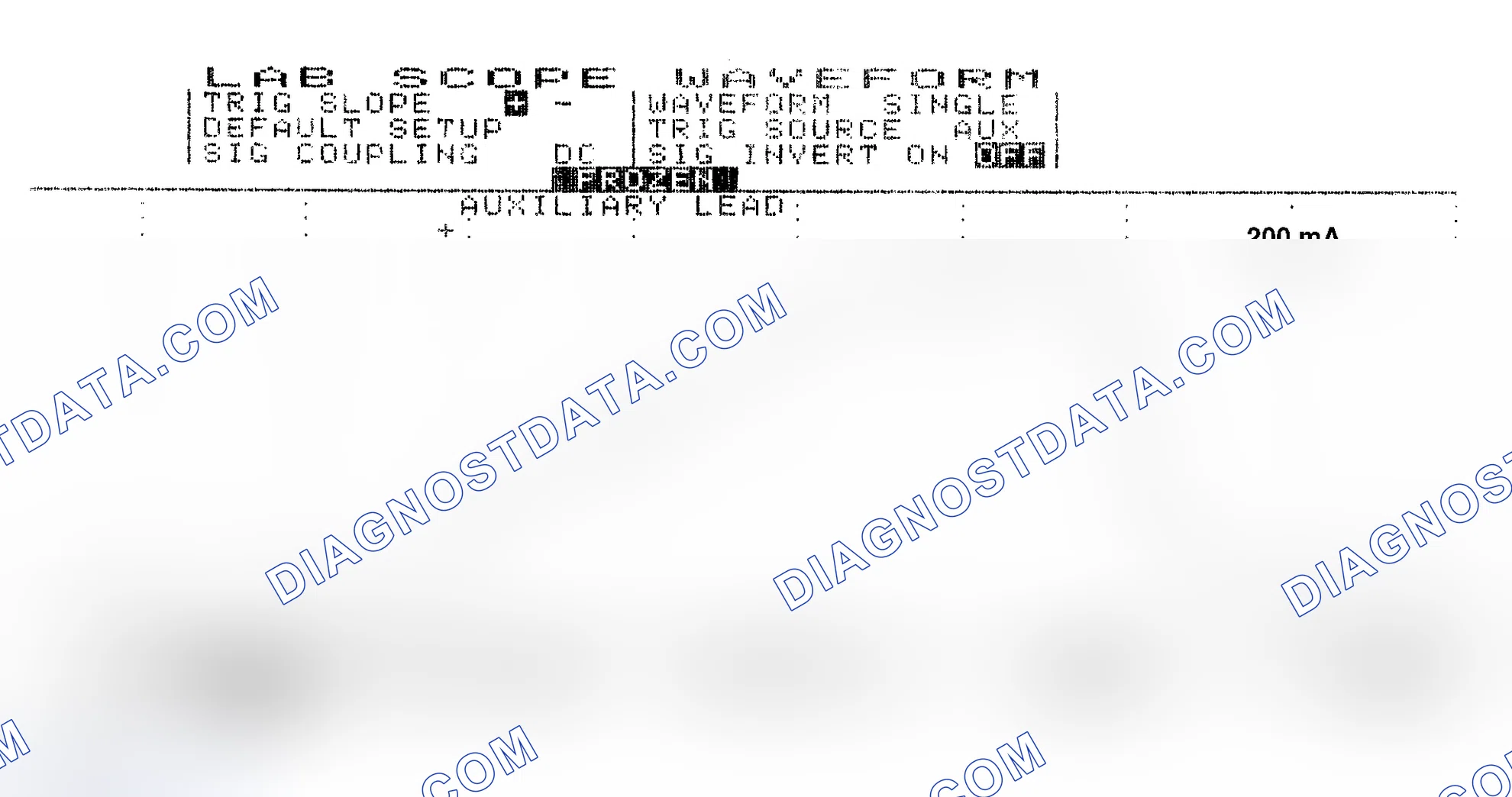 Scheme 13: Single Injector w/Normal Current Flow - Current Pattern