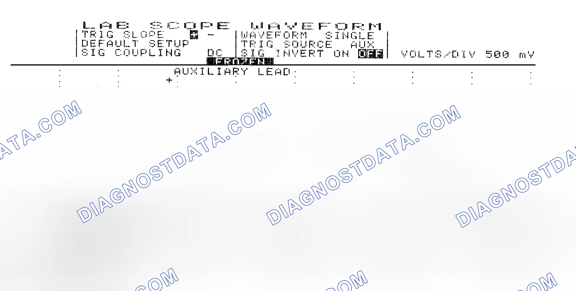 Scheme 14: Single Injector w/Excessive Current Flow - Current Pattern