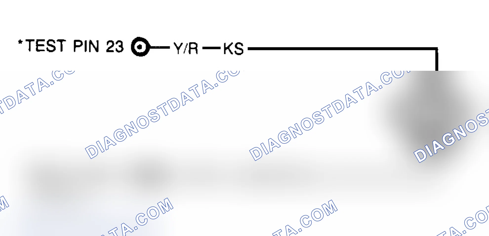 Scheme 13: Knock Sensor Circuit & Connector Terminal ID (Bronco)