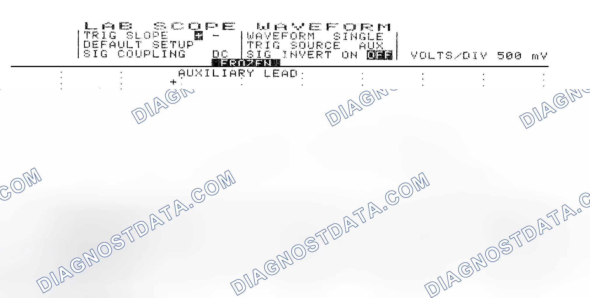 Scheme 14: Single Injector w/Excessive Current Flow - Current Pattern