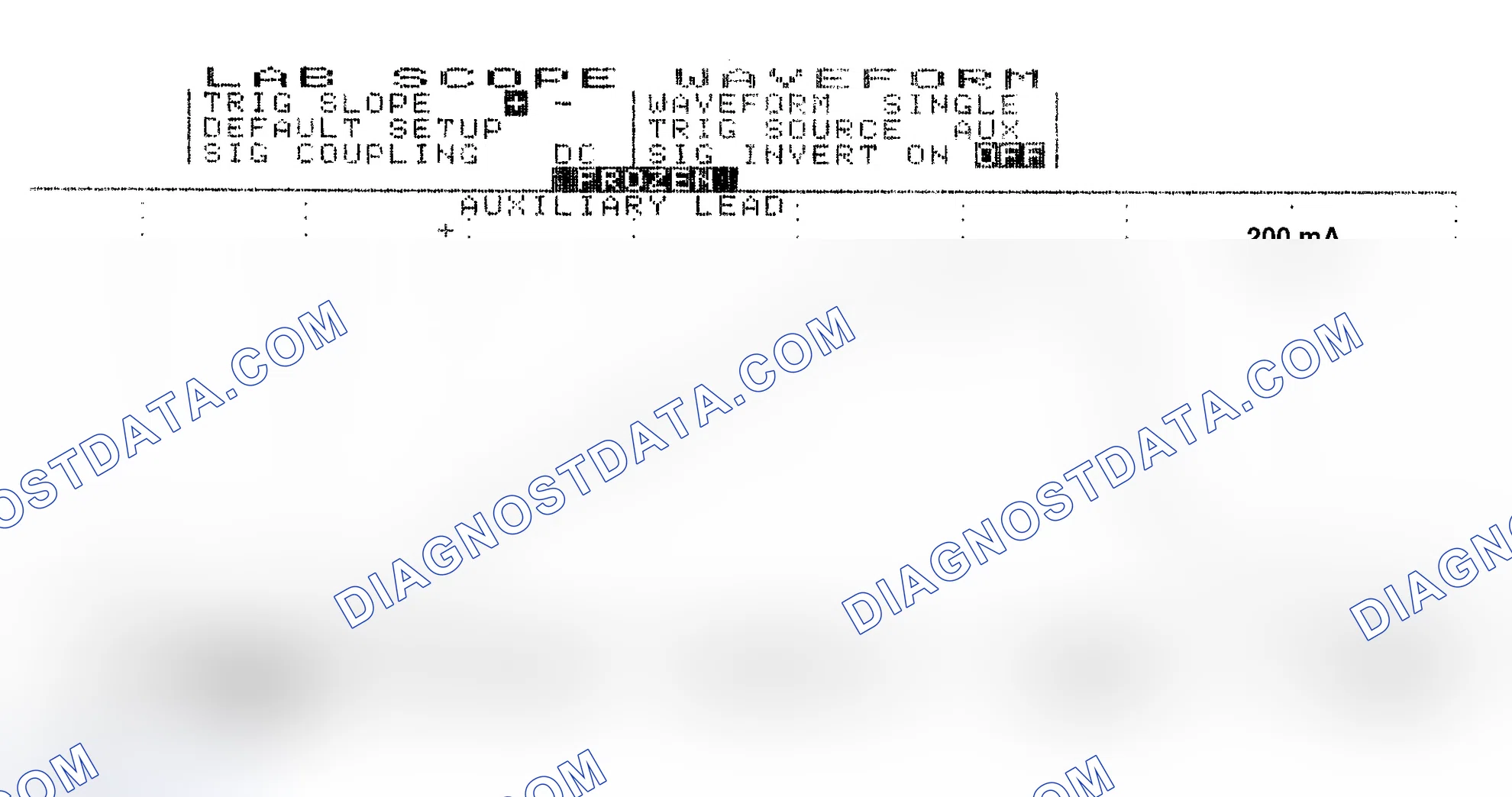 Scheme 13: Single Injector w/Normal Current Flow - Current Pattern