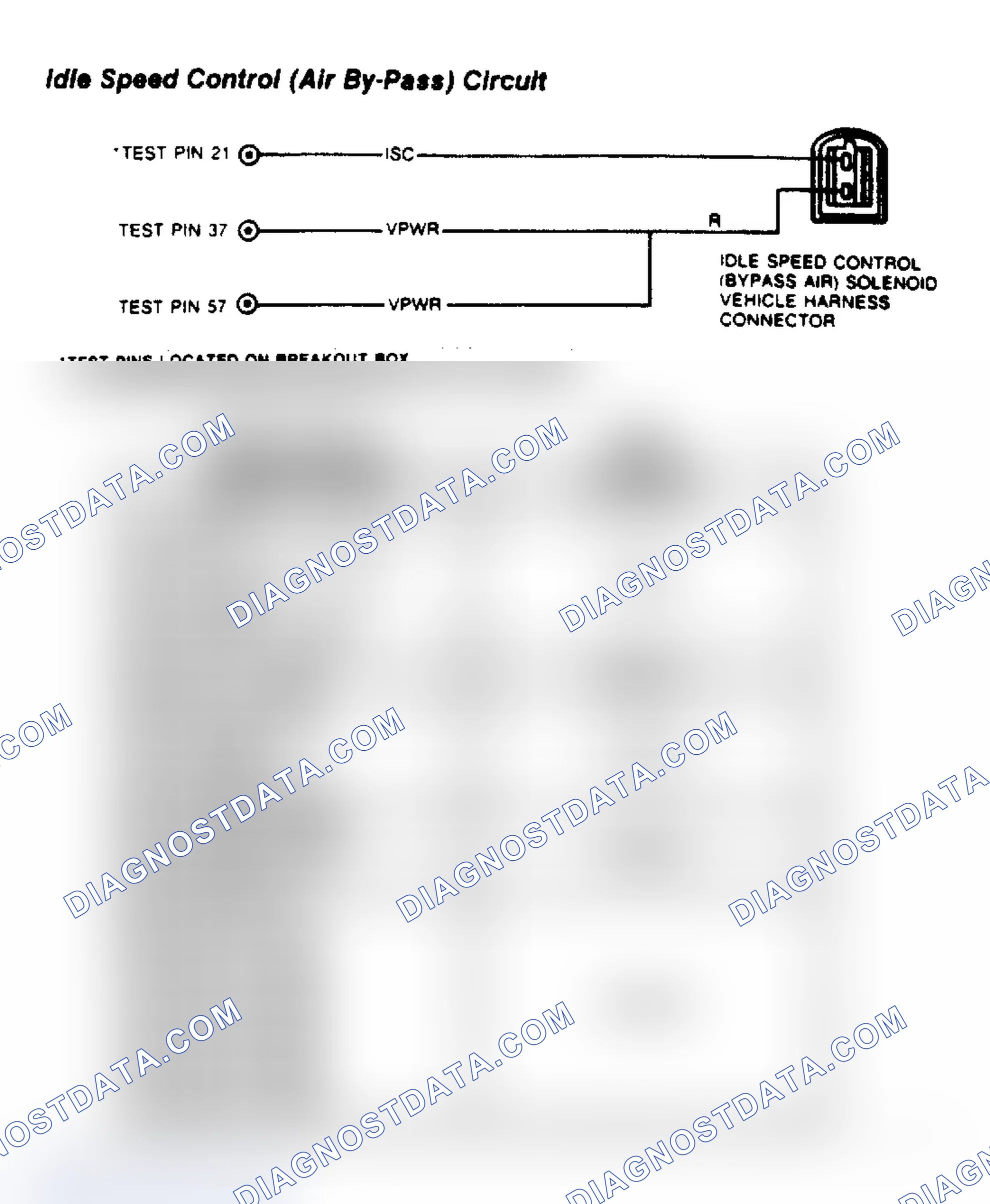 Scheme 98: Idle Speed Control (Air By-Pass) Circuit
