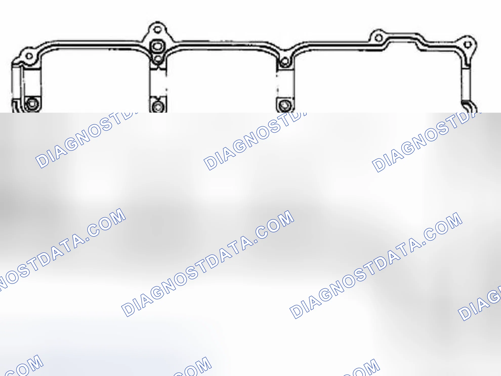 Scheme 806: SEALING COVER FOR CAMSHAFT HOUSING (CYLINDER HEAD COVER)
