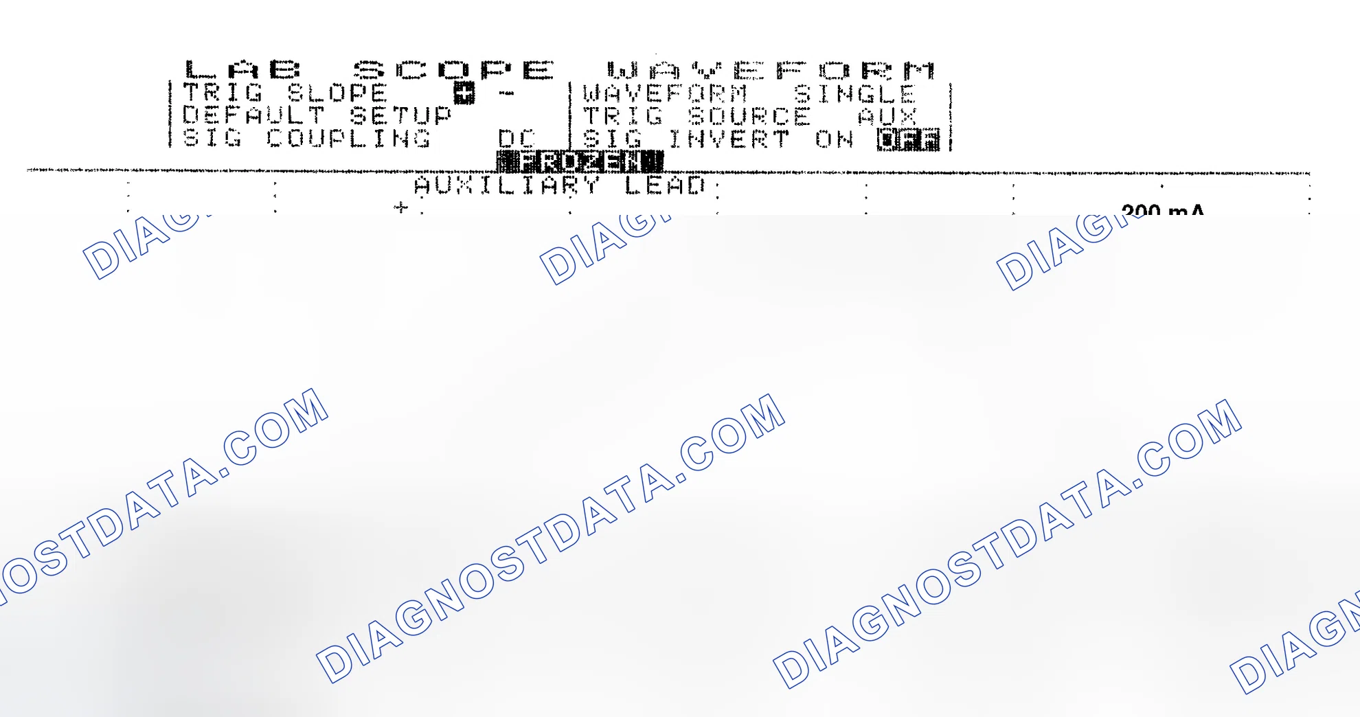 Scheme 13: Single Injector w/Normal Current Flow - Current Pattern