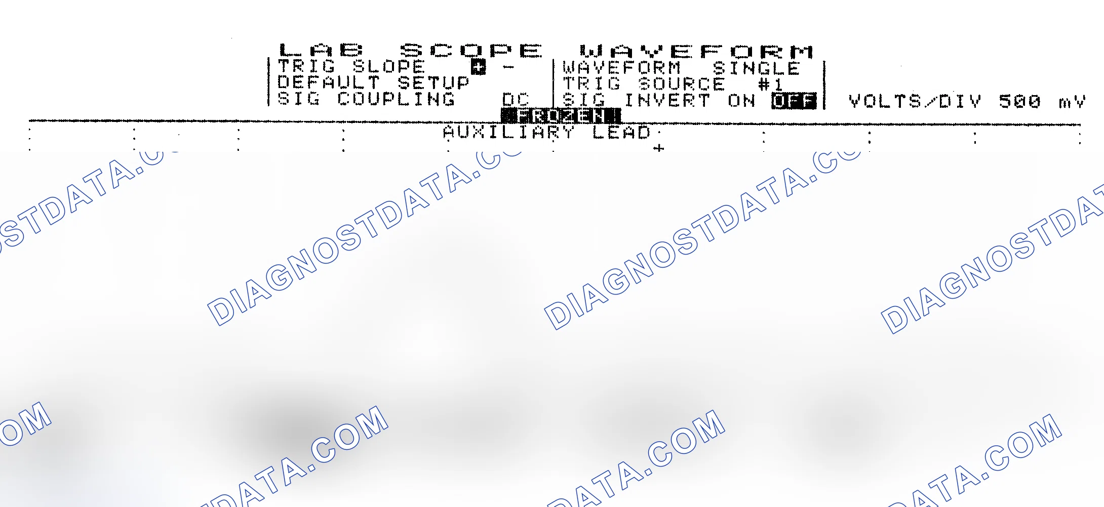 Scheme 10: Single Injector w/Excessive Current Flow - Current Pattern
