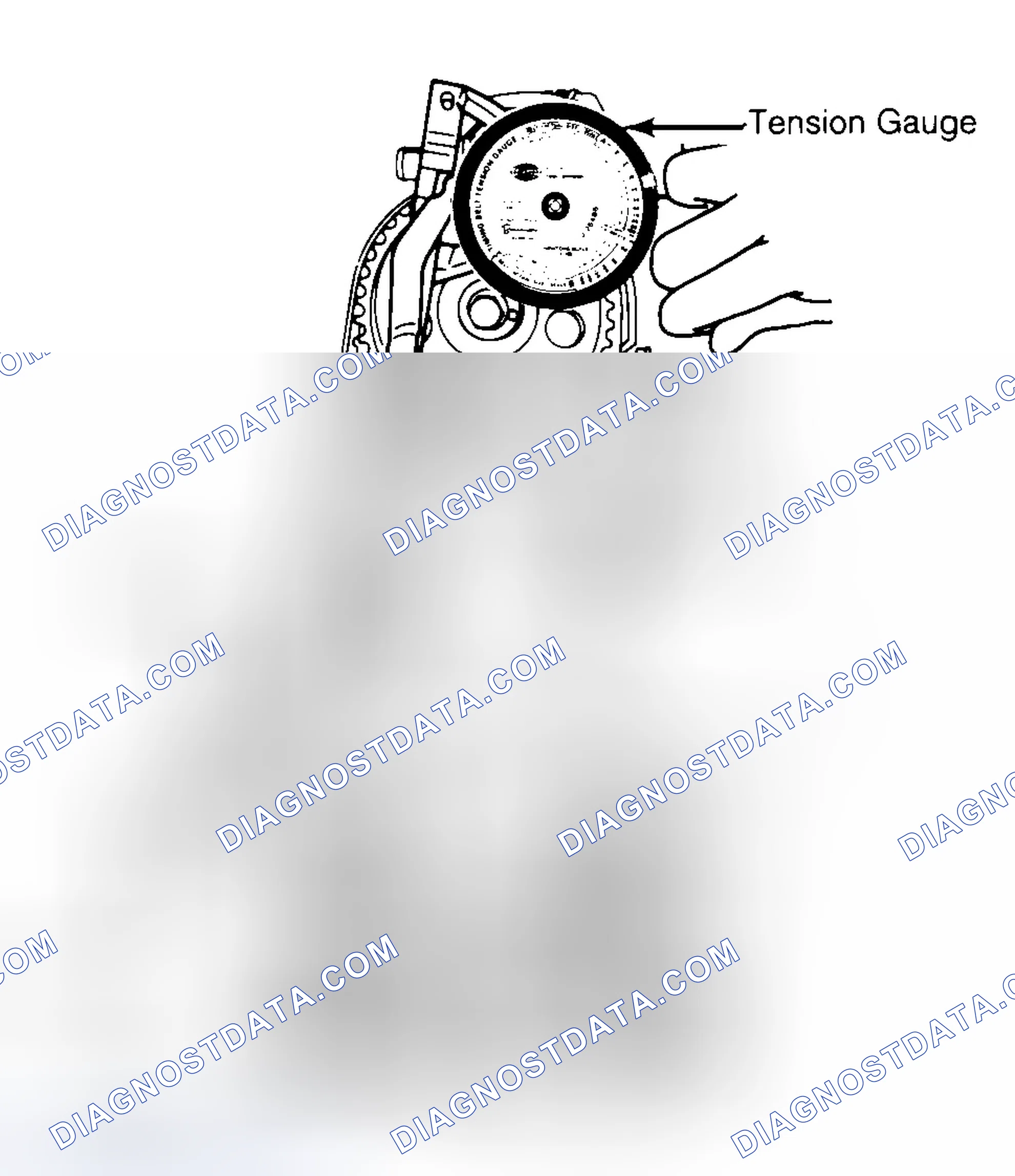 Scheme 3: Adjusting Typical Timing Belt Tension