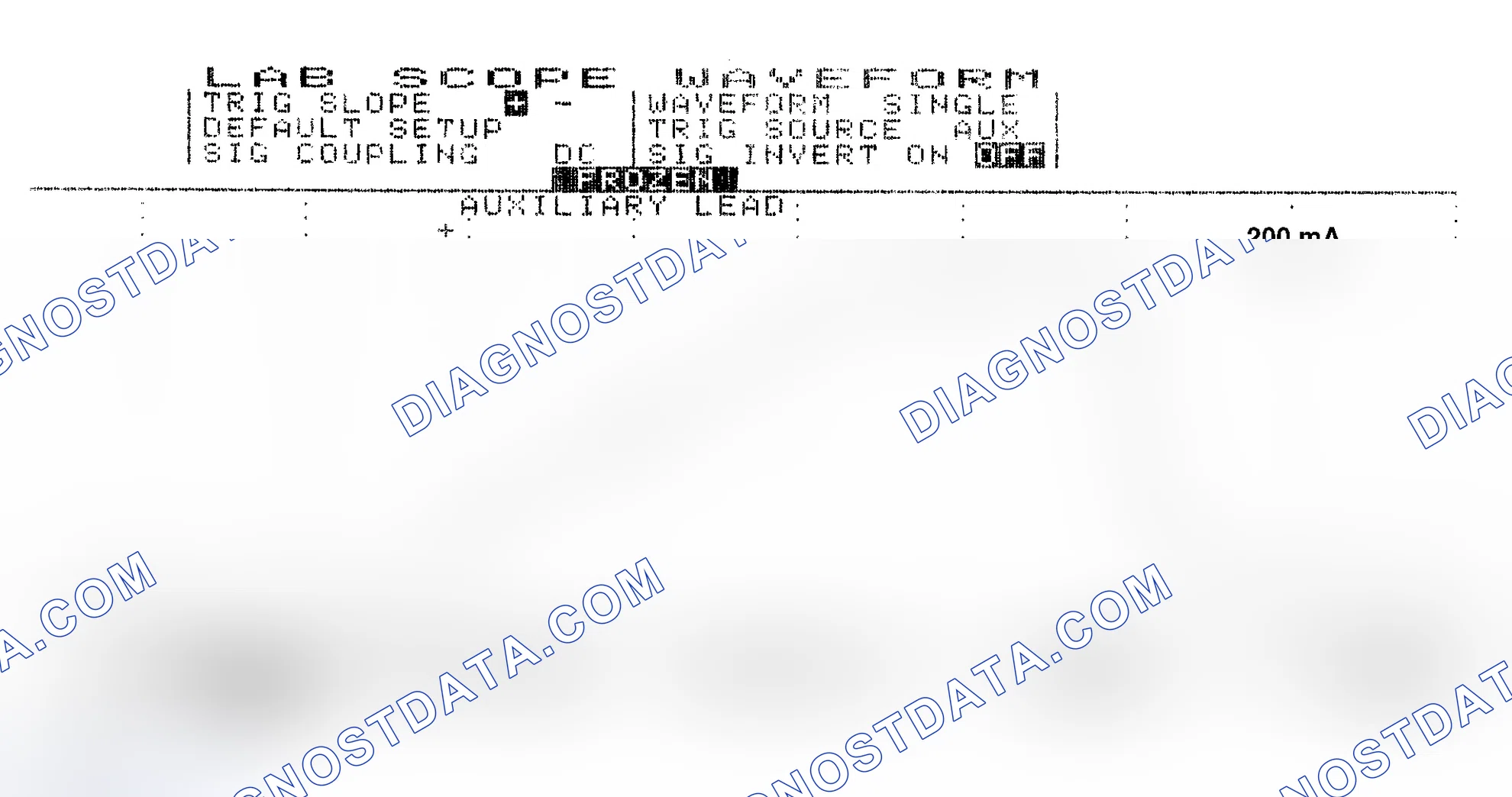 Scheme 13: Single Injector w/Normal Current Flow - Current Pattern