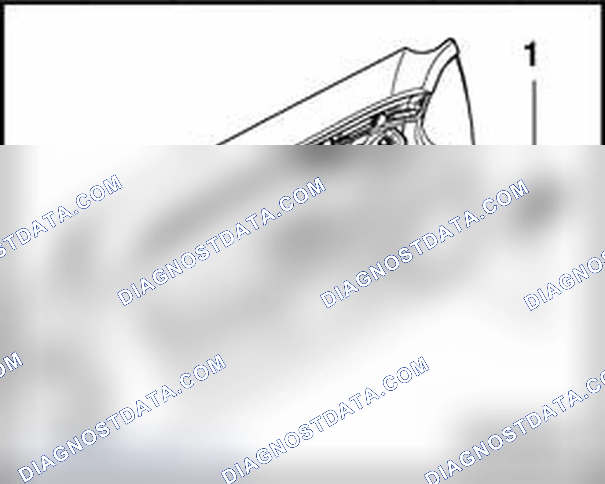 Scheme 96: Switch panel for memory seat, removing and installing