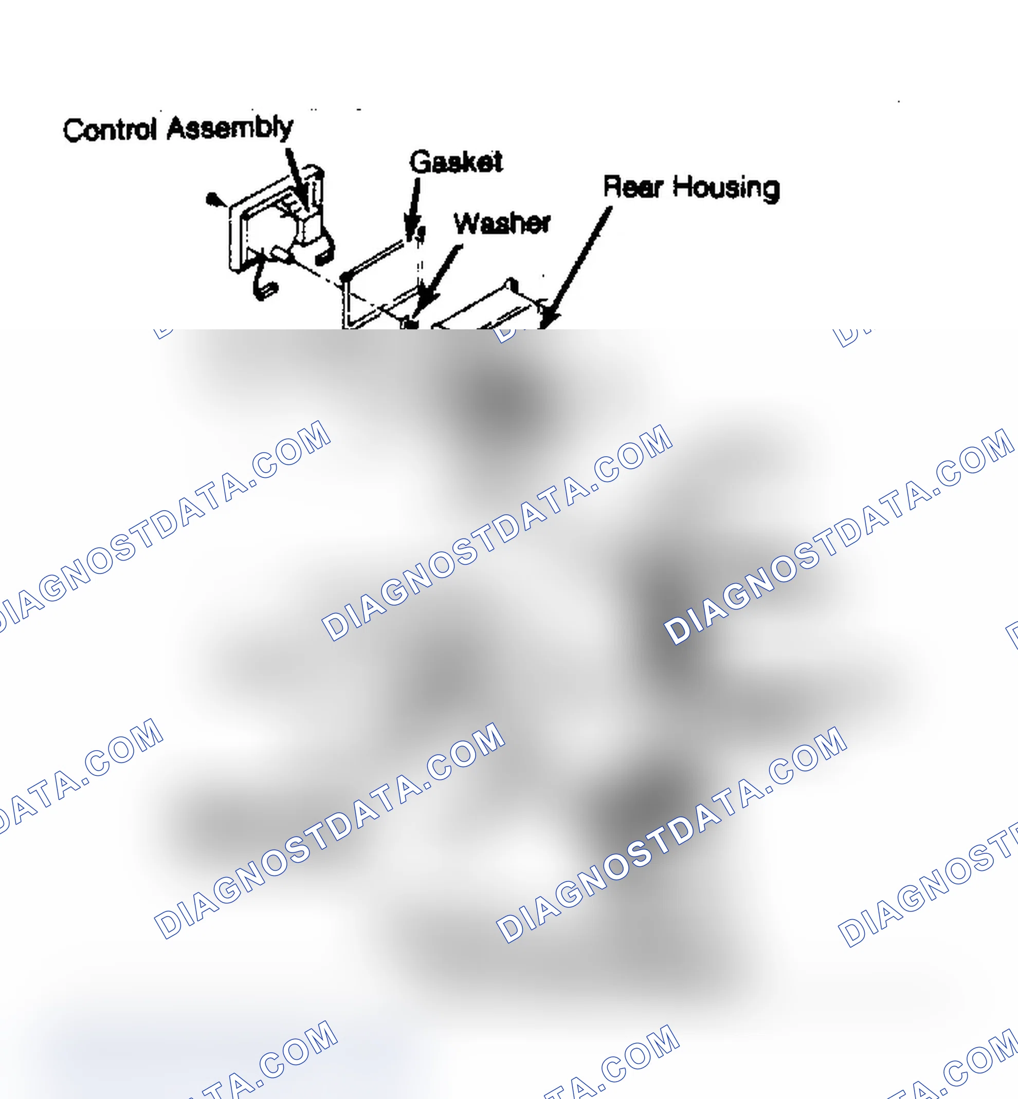 Scheme 92: Exploded View of Electric Vacuum Pump Housings are serviced as complete assemblies ONLY.