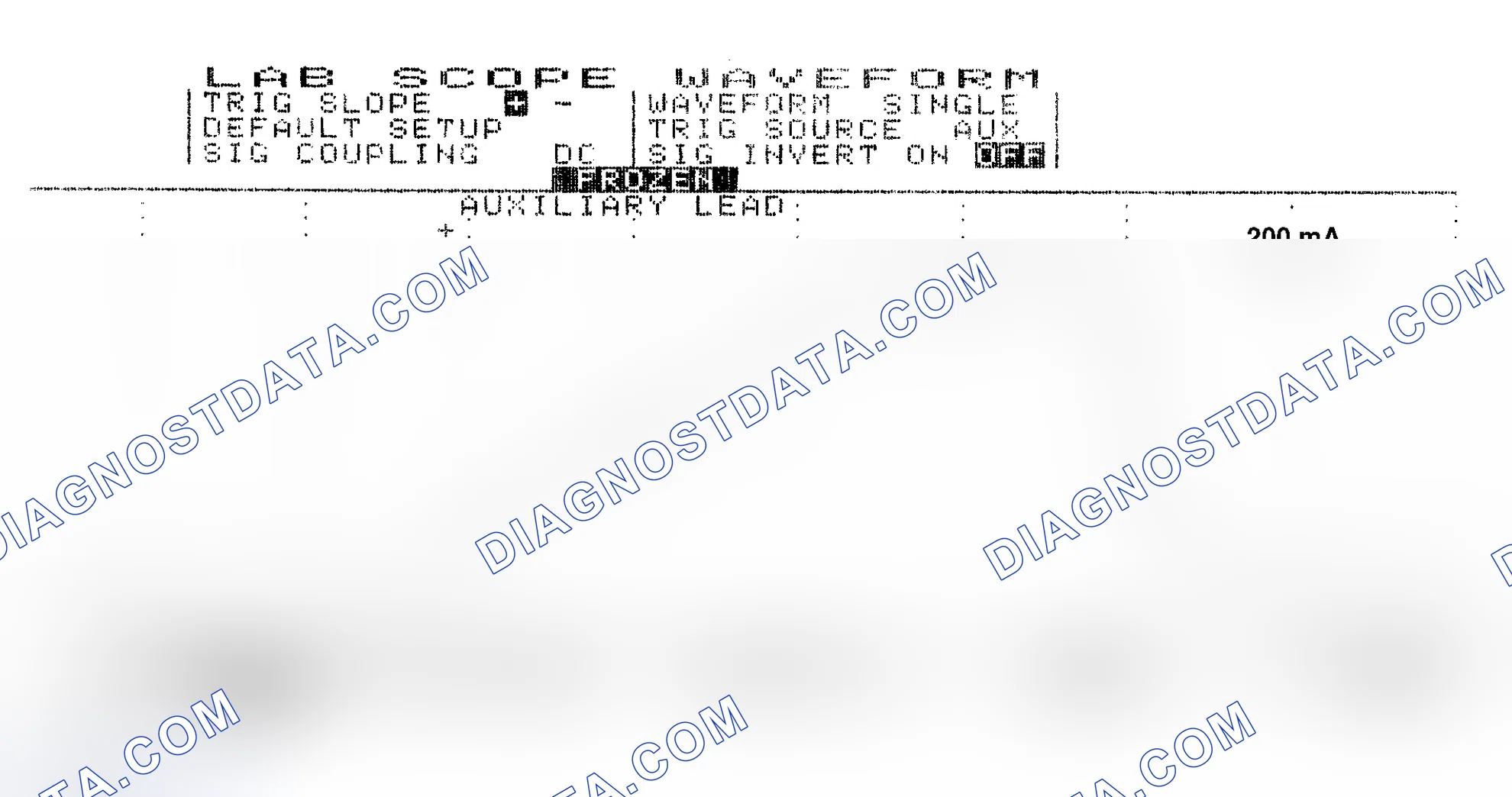 Scheme 13: Single Injector w/Normal Current Flow - Current Pattern
