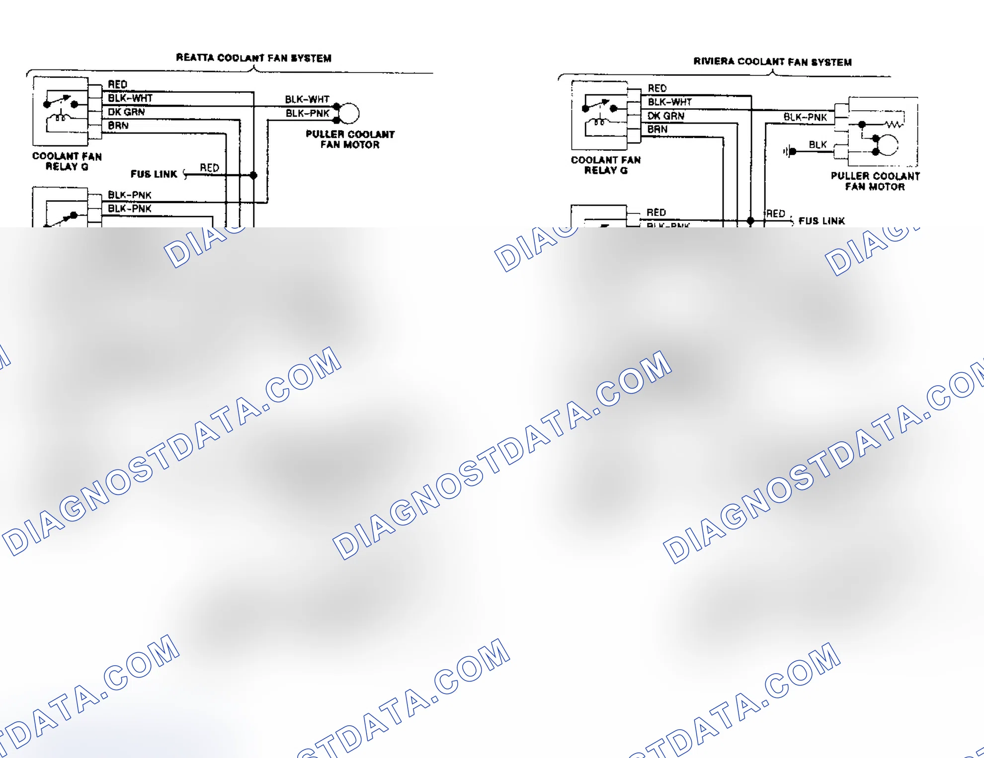 Scheme 21: Riviera CRT Climate Control A/C-Heater Wiring Diagram