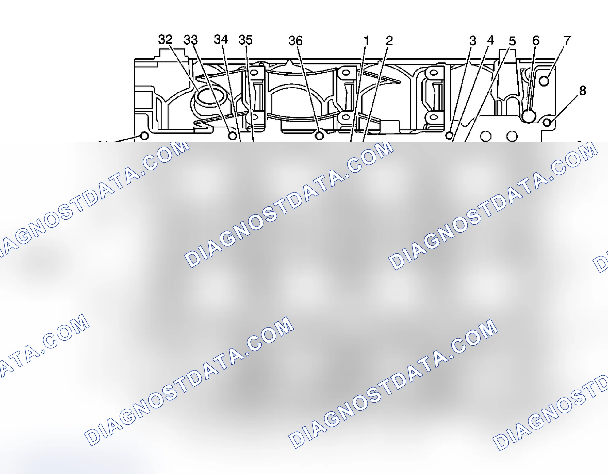 Scheme 97: Engine Block - Bottom View