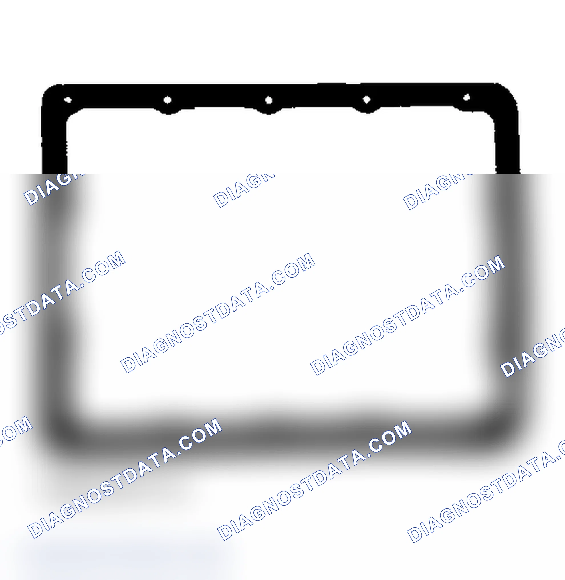 Scheme 1: OIL PAN GASKET