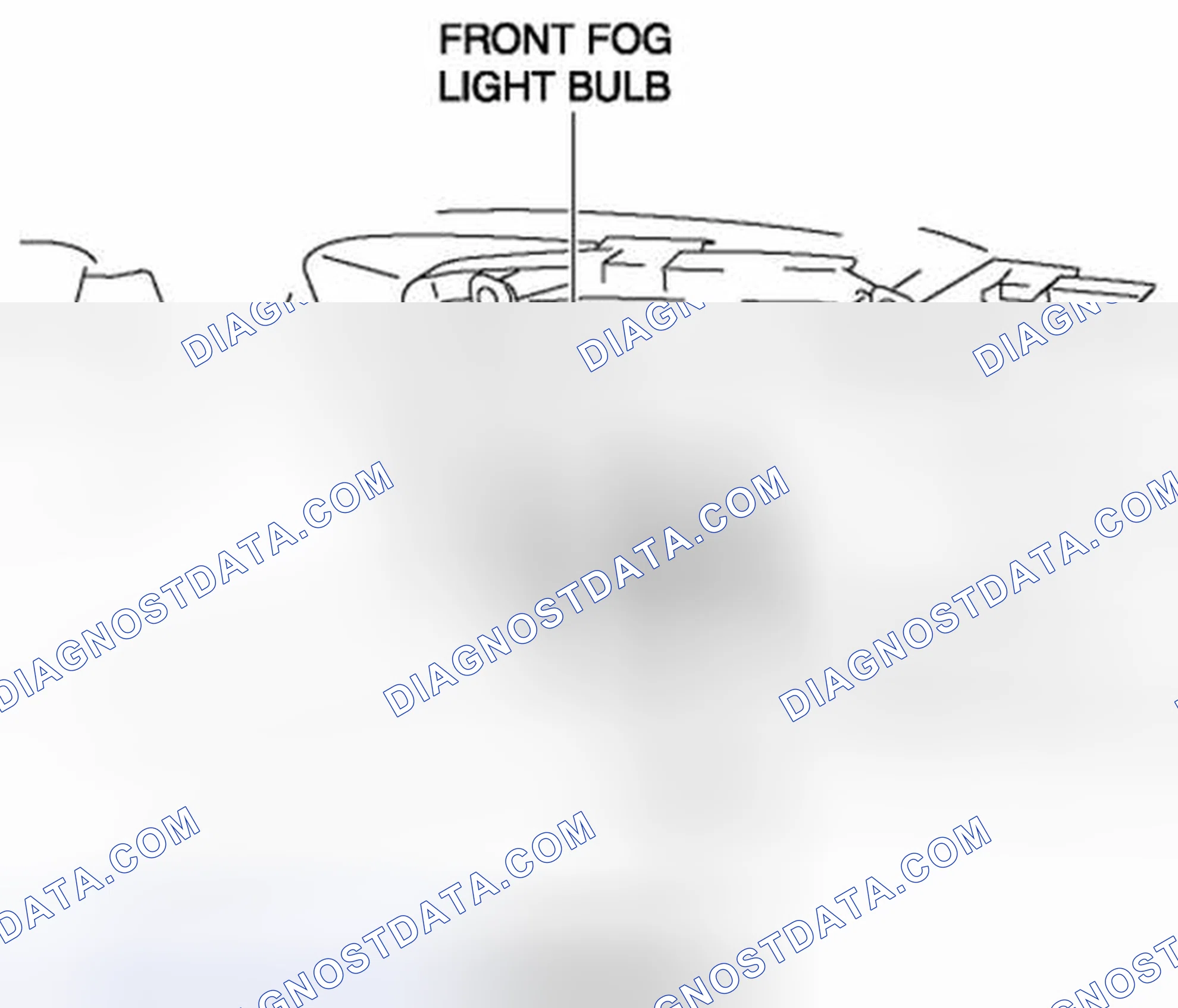 Scheme 71: FRONT FOG LIGHT BULB REMOVAL/INSTALLATION