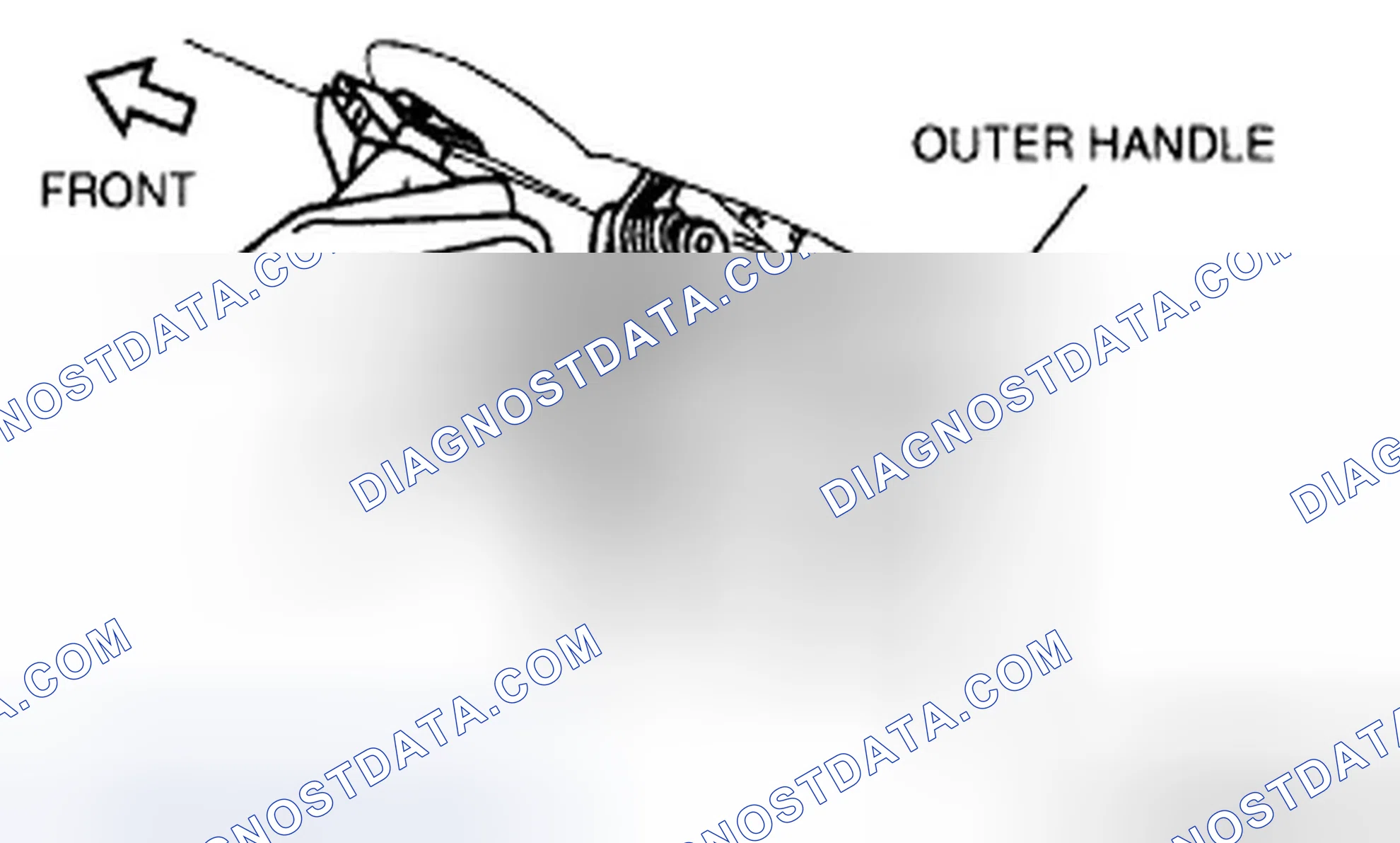 Scheme 27: REAR OUTER HANDLE REMOVAL/INSTALLATION