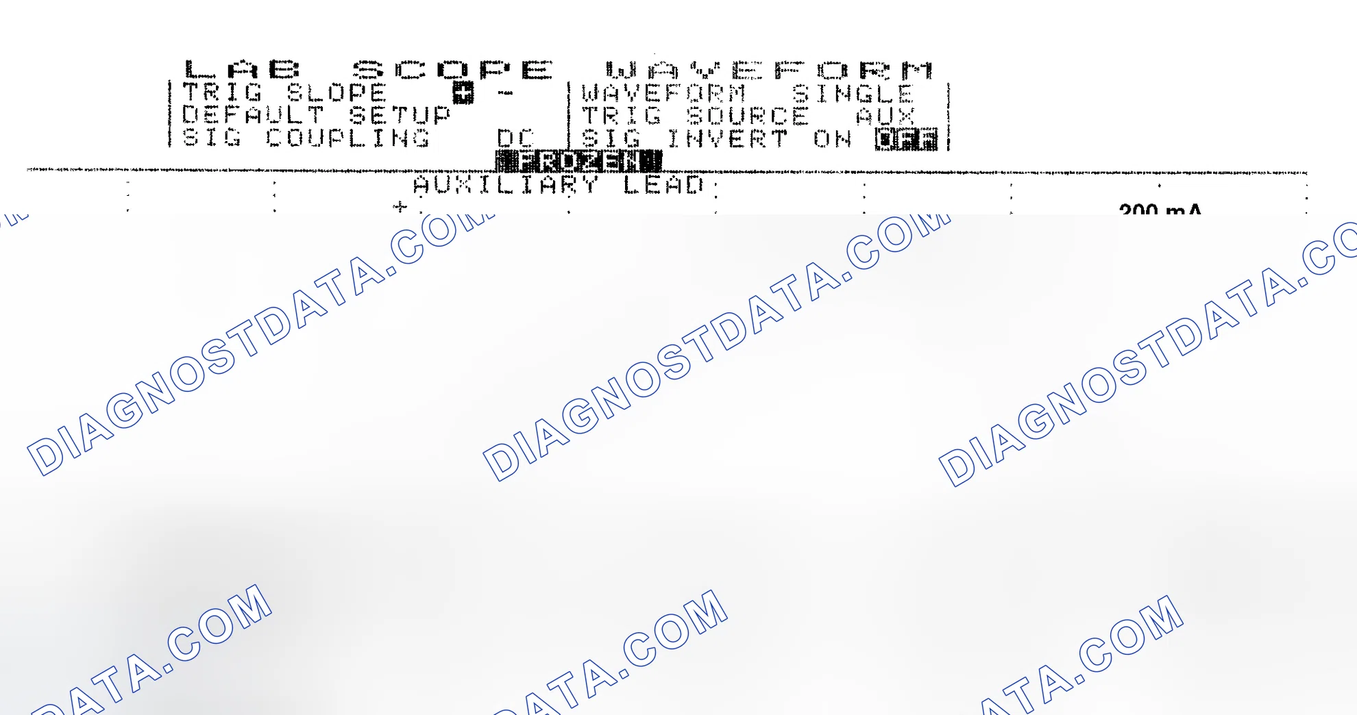 Scheme 13: Single Injector w/Normal Current Flow - Current Pattern