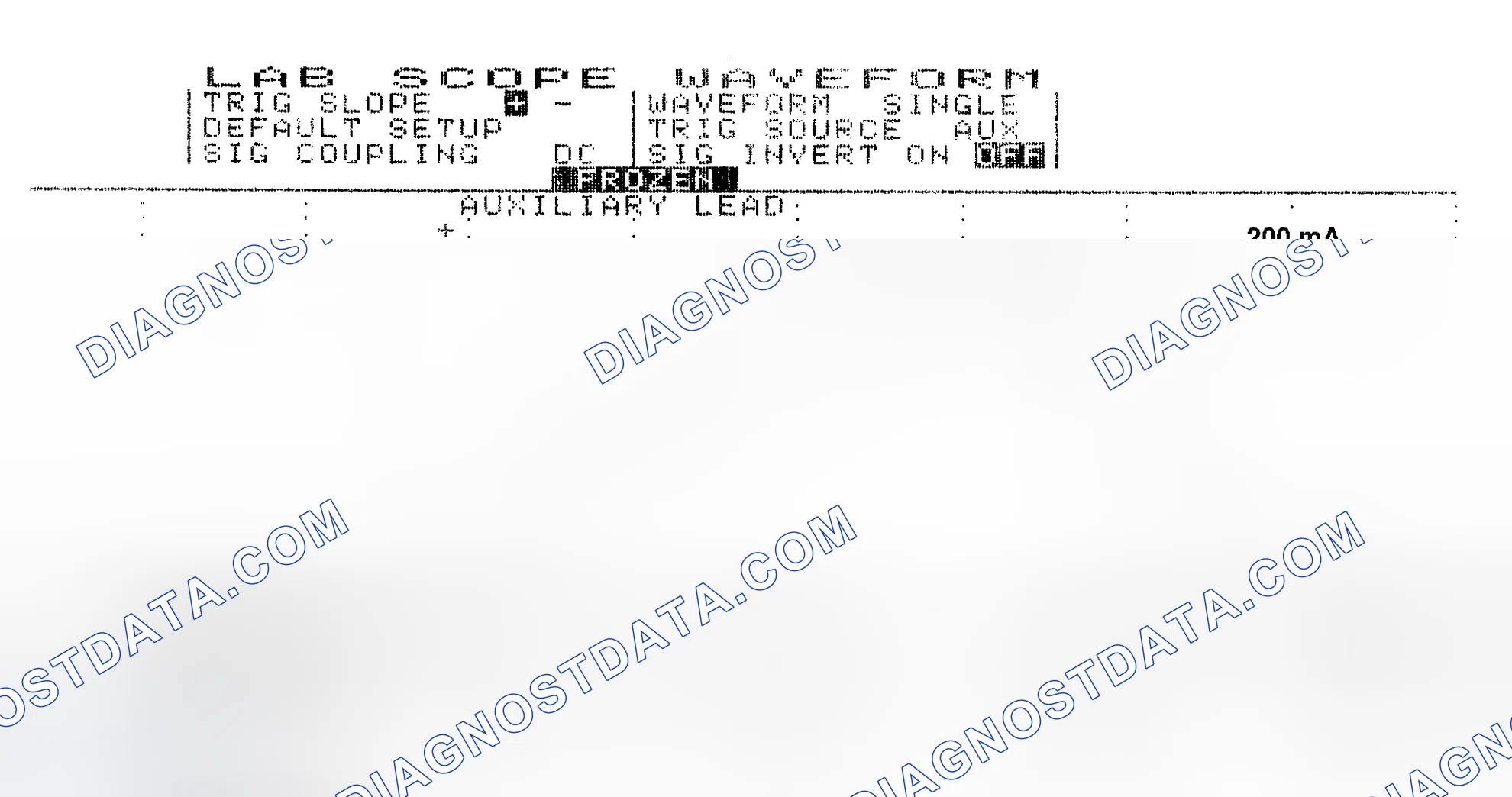 Scheme 13: Single Injector w/Normal Current Flow - Current Pattern