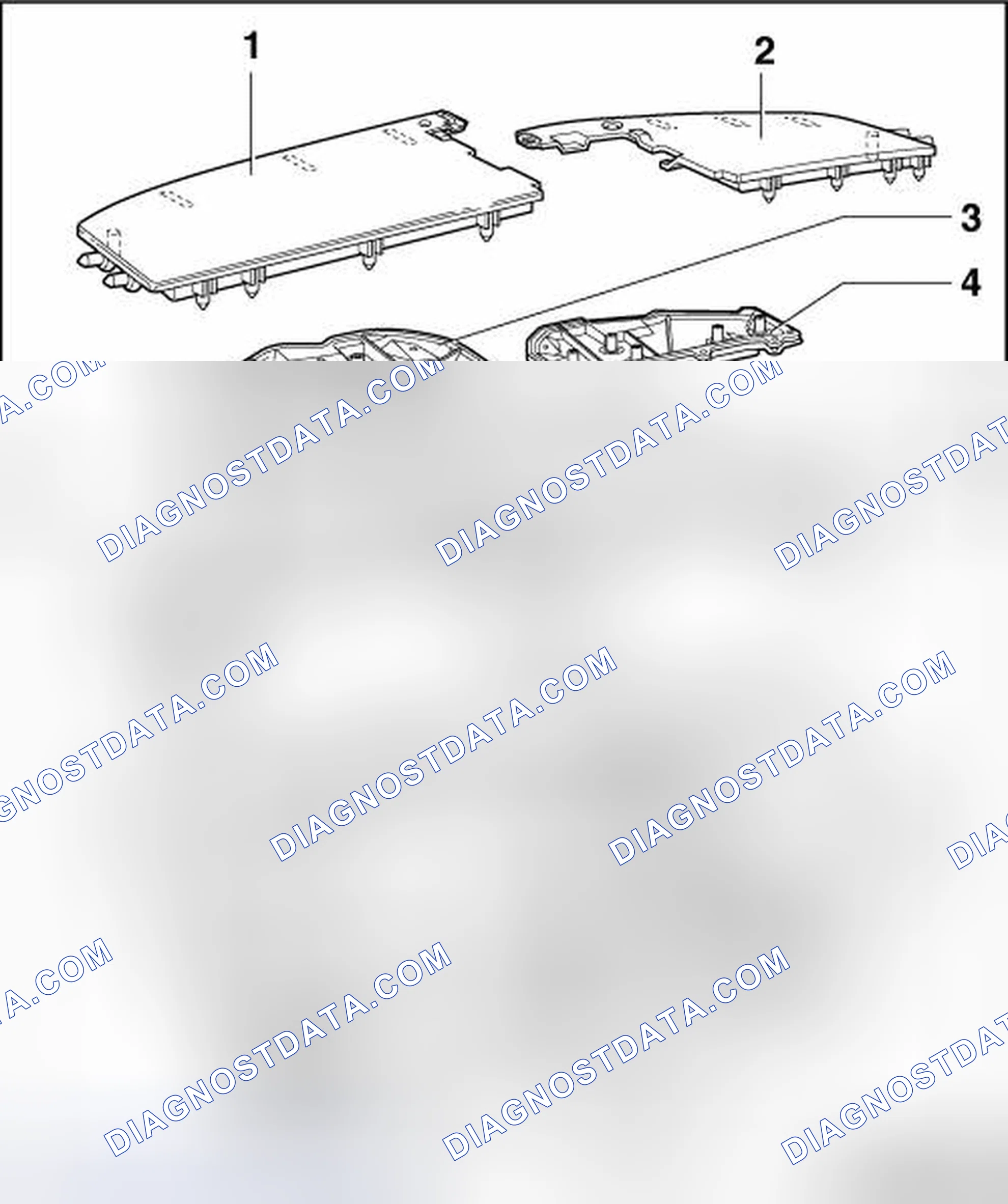 Scheme 23: DEFROSTER AIR OUTLET PANEL