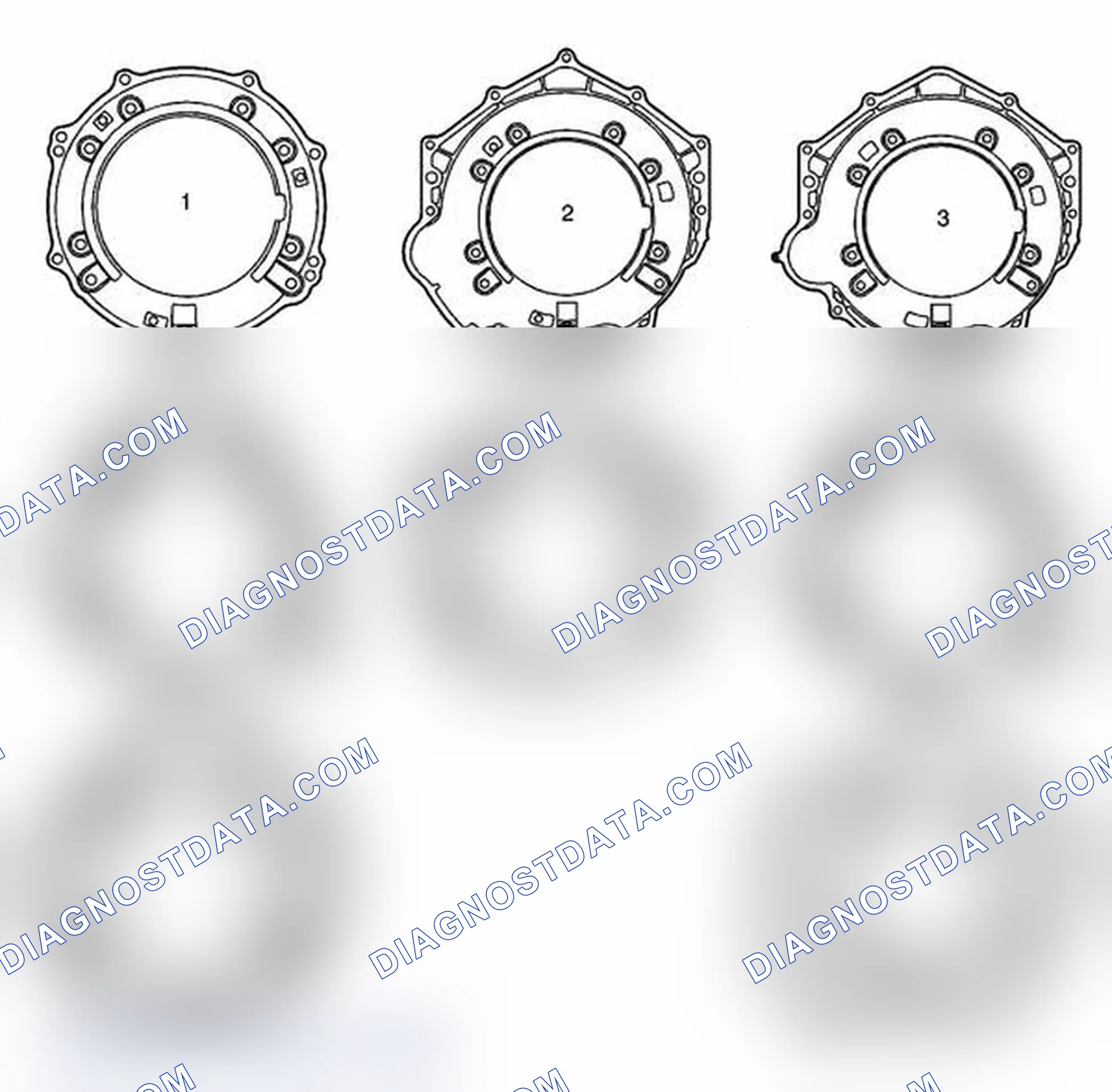 Scheme 629: Torque Converter Housing Identification