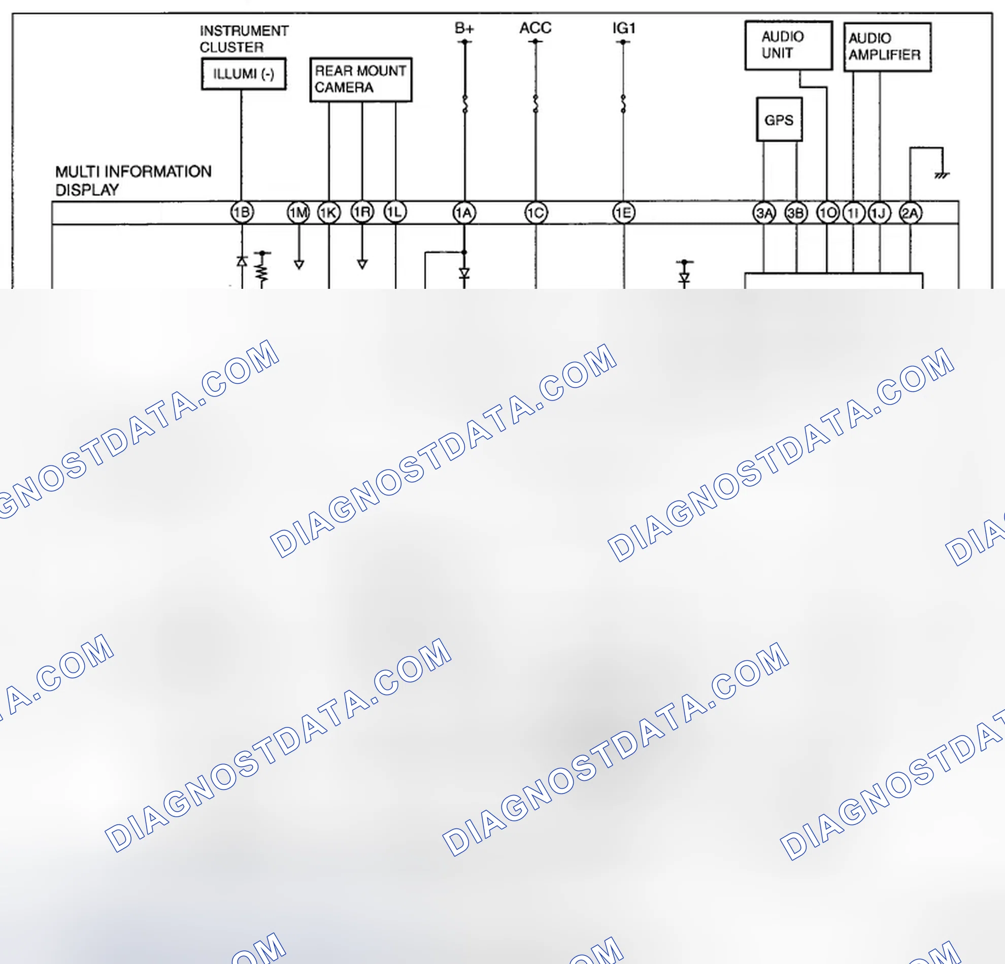 Scheme 104: MULTI INFORMATION DISPLAY WIRING DIAGRAM [MULTI INFORMATION DISPLAY]