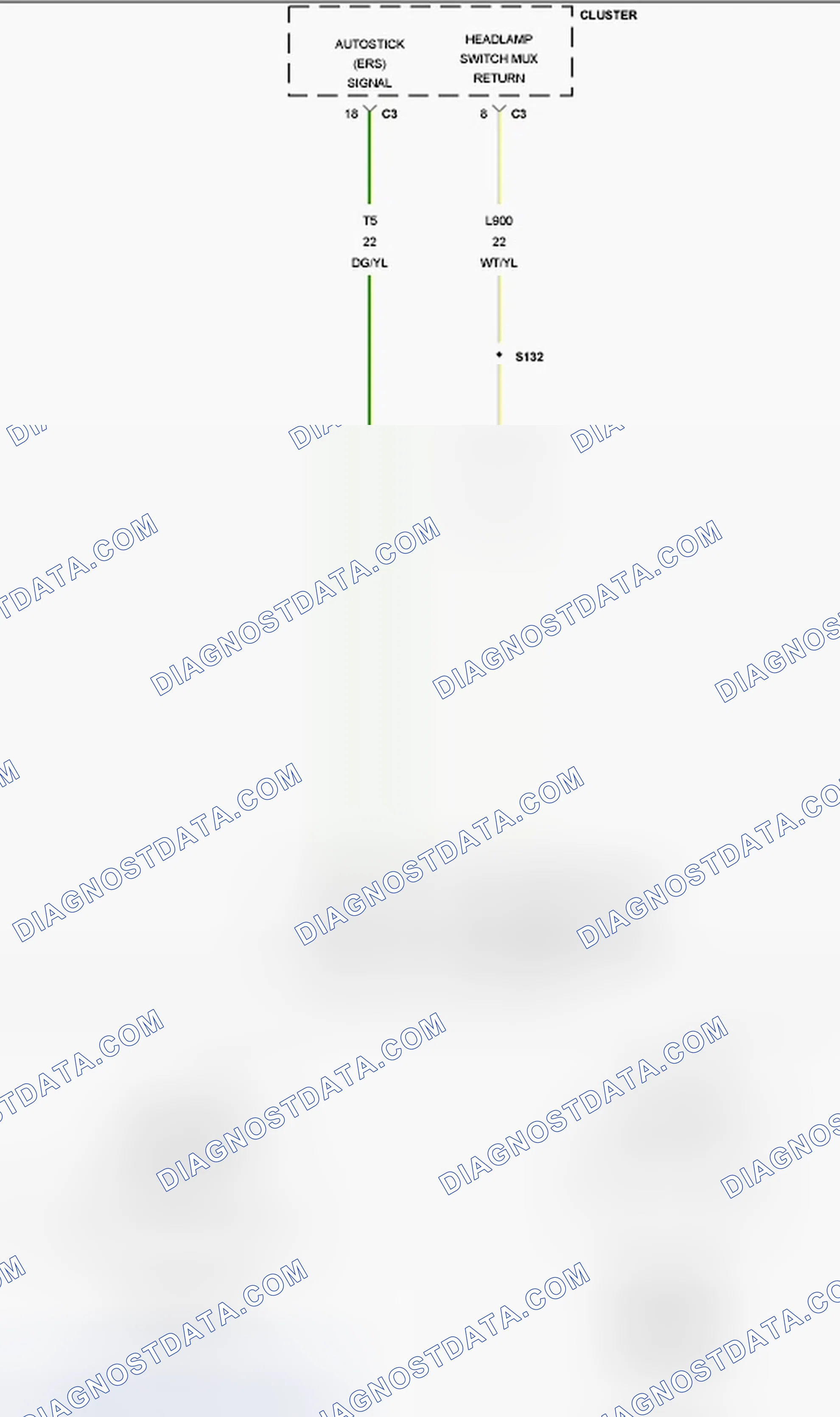 Scheme 57: P0952-AUTOSTICK INPUT CIRCUIT LOW - 3500 CAB & CHASSIS, 4500, 5500