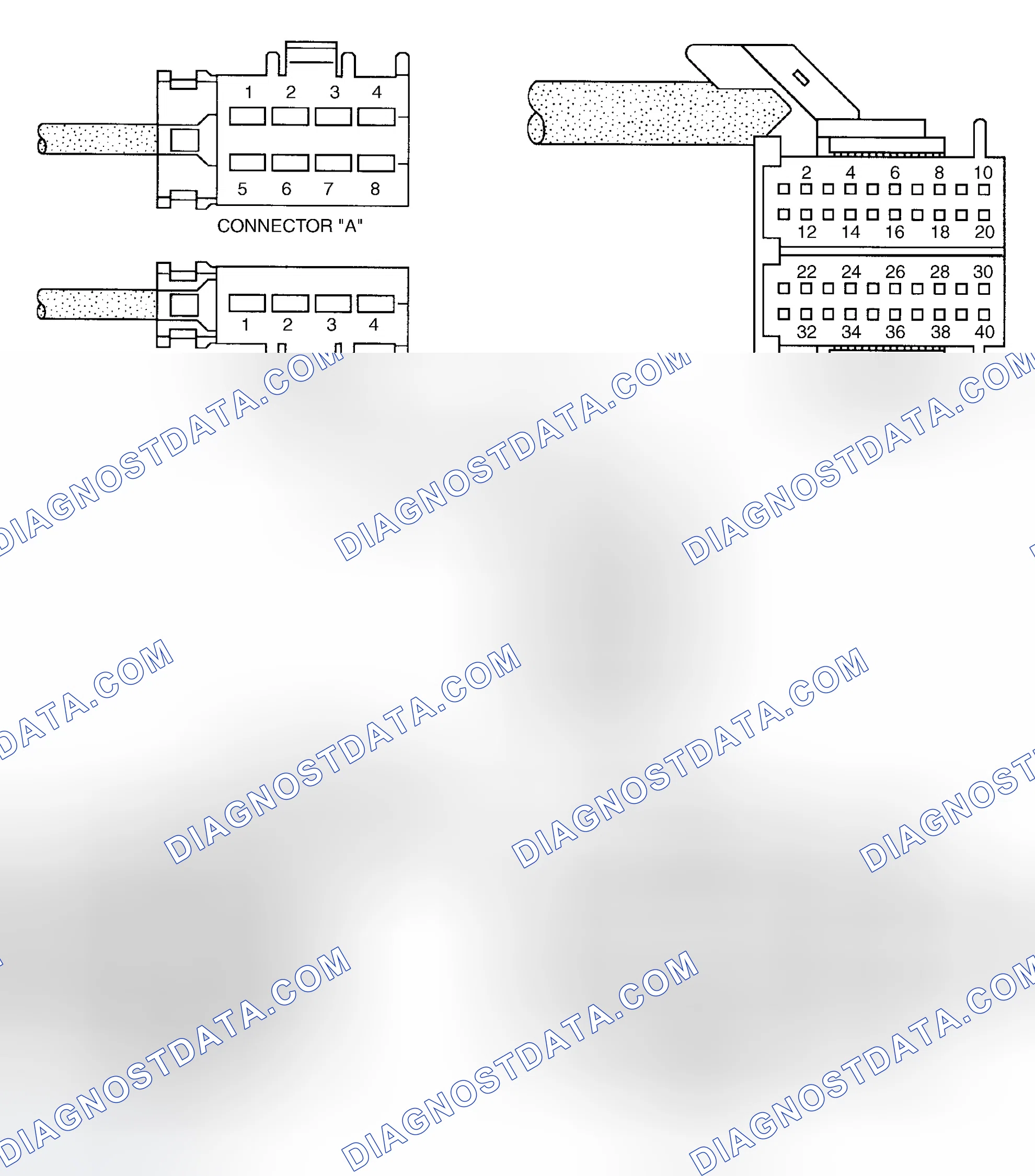 Scheme 1: ECM CONNECTOR IDENTIFICATION