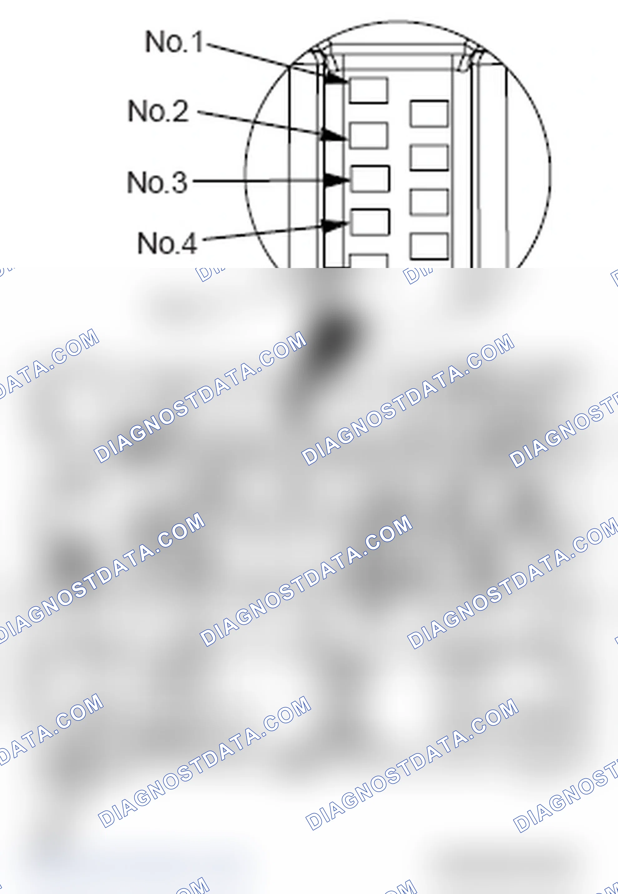 Scheme 818: >> C << CRANKSHAFT BEARING UPPER INSTALLATION
