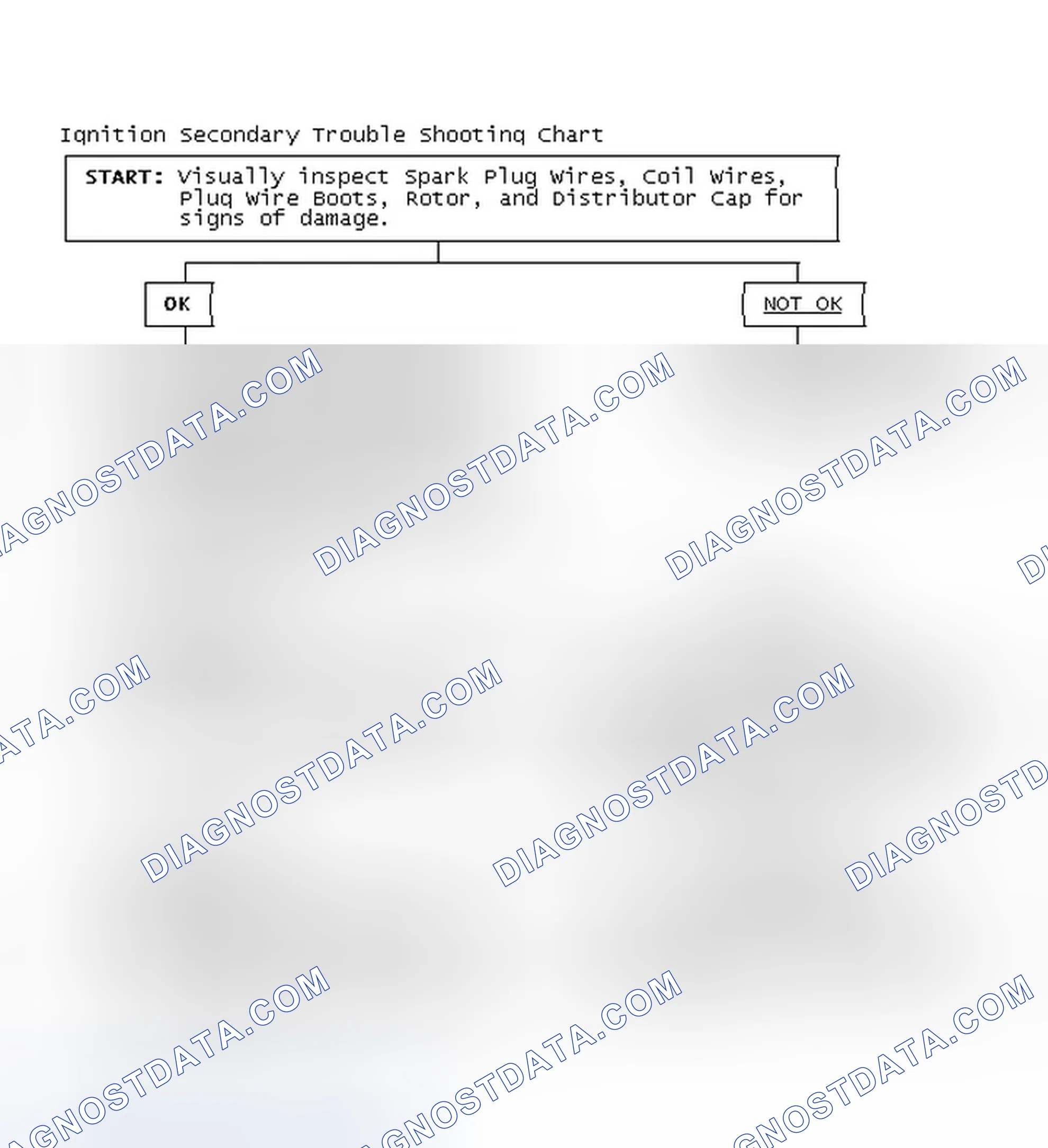 Scheme 1: Ignition Secondary Trouble Shooting Chart