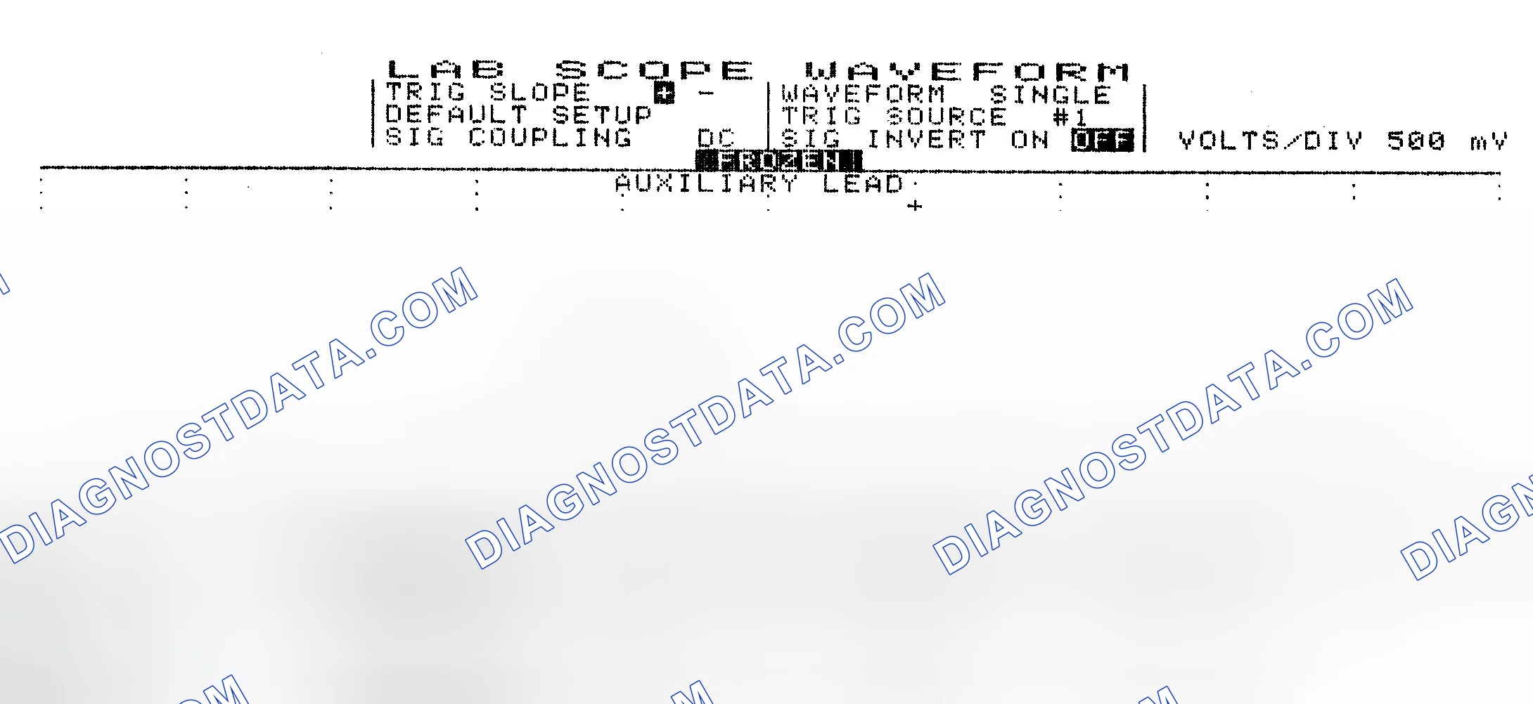 Scheme 10: Single Injector w/Excessive Current Flow - Current Pattern
