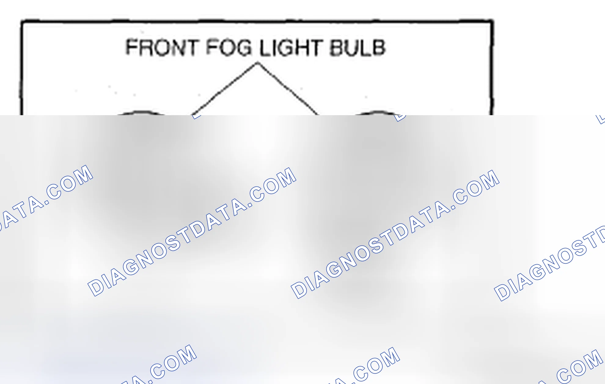 Scheme 33: Front Fog Light Bulb Removal Note