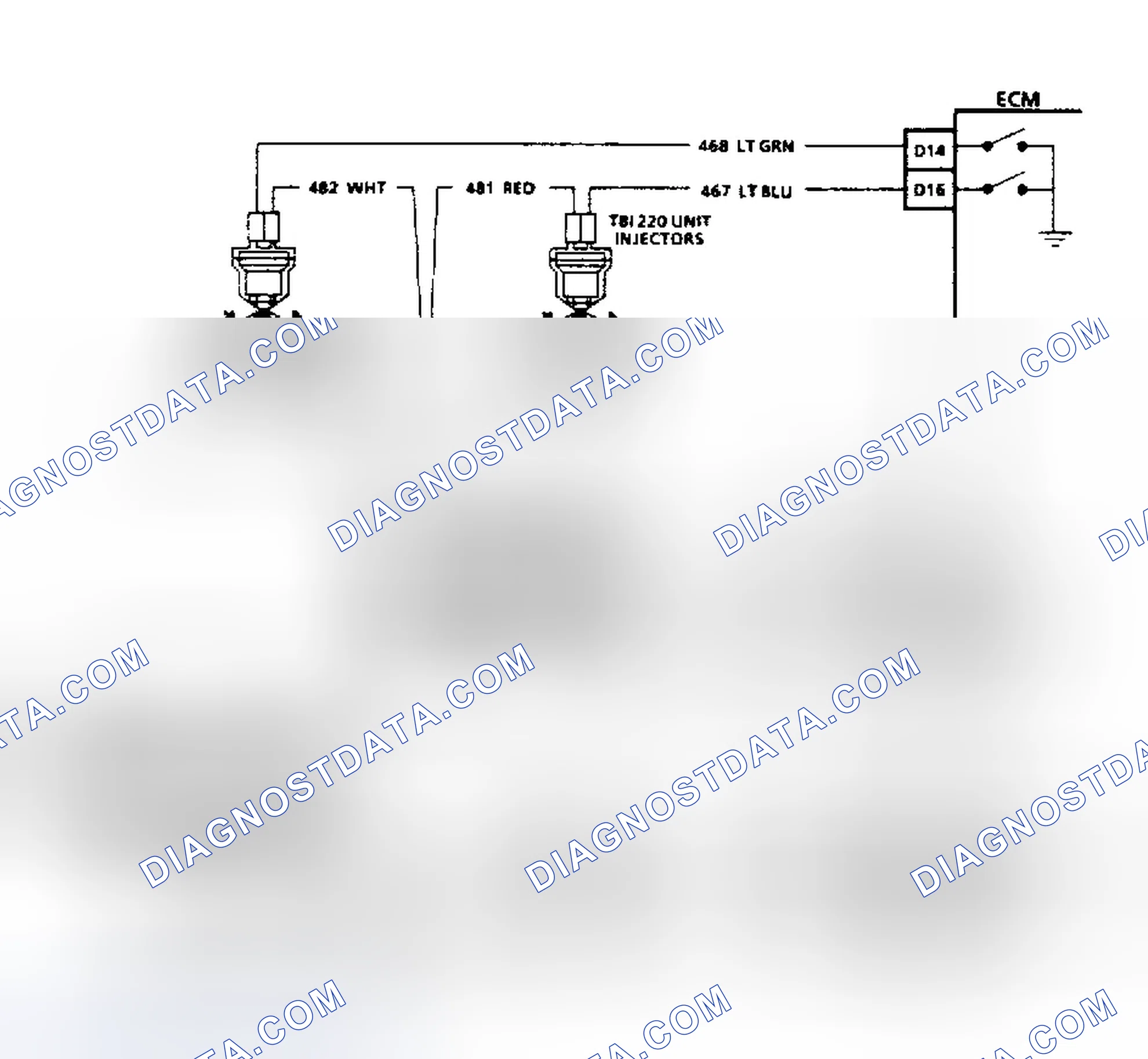 Scheme 9: HEI Ignition & Injector Circuits (2.8L, 4.3L TBI, 5.0L, 5.7L & 7.4L Without 4L80-E Transmission)