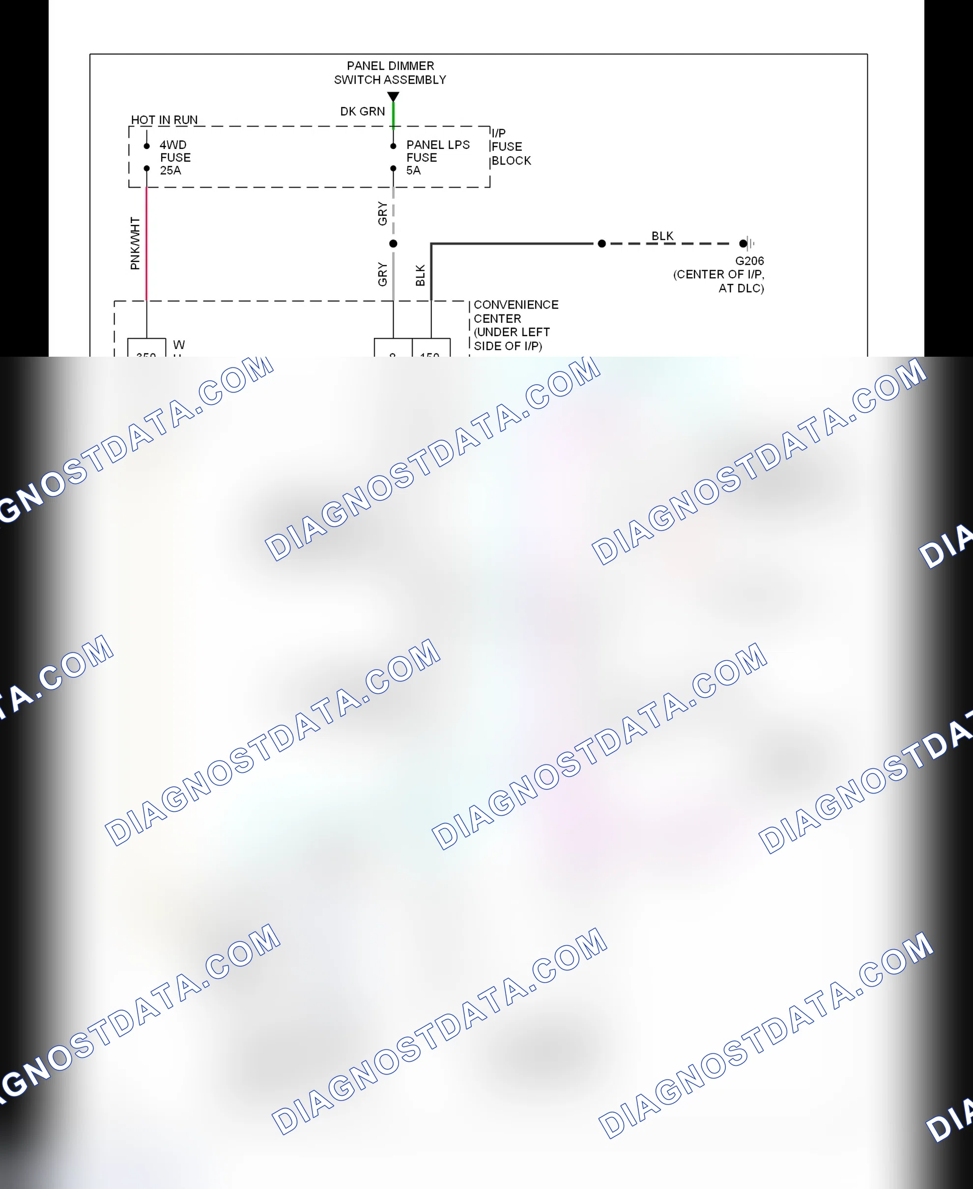 Scheme 10: Transfer Case Circuit (1994 K300)