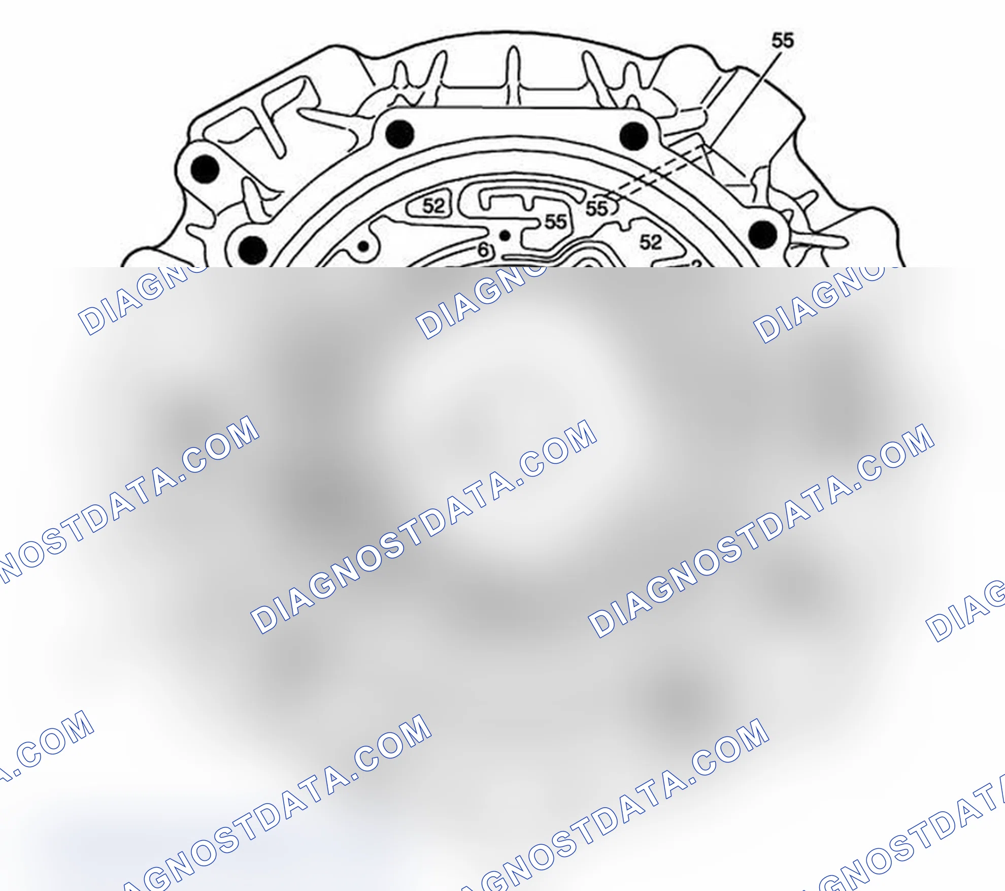 Scheme 71: Torque Converter Housing- Fluid Pump Cover Side