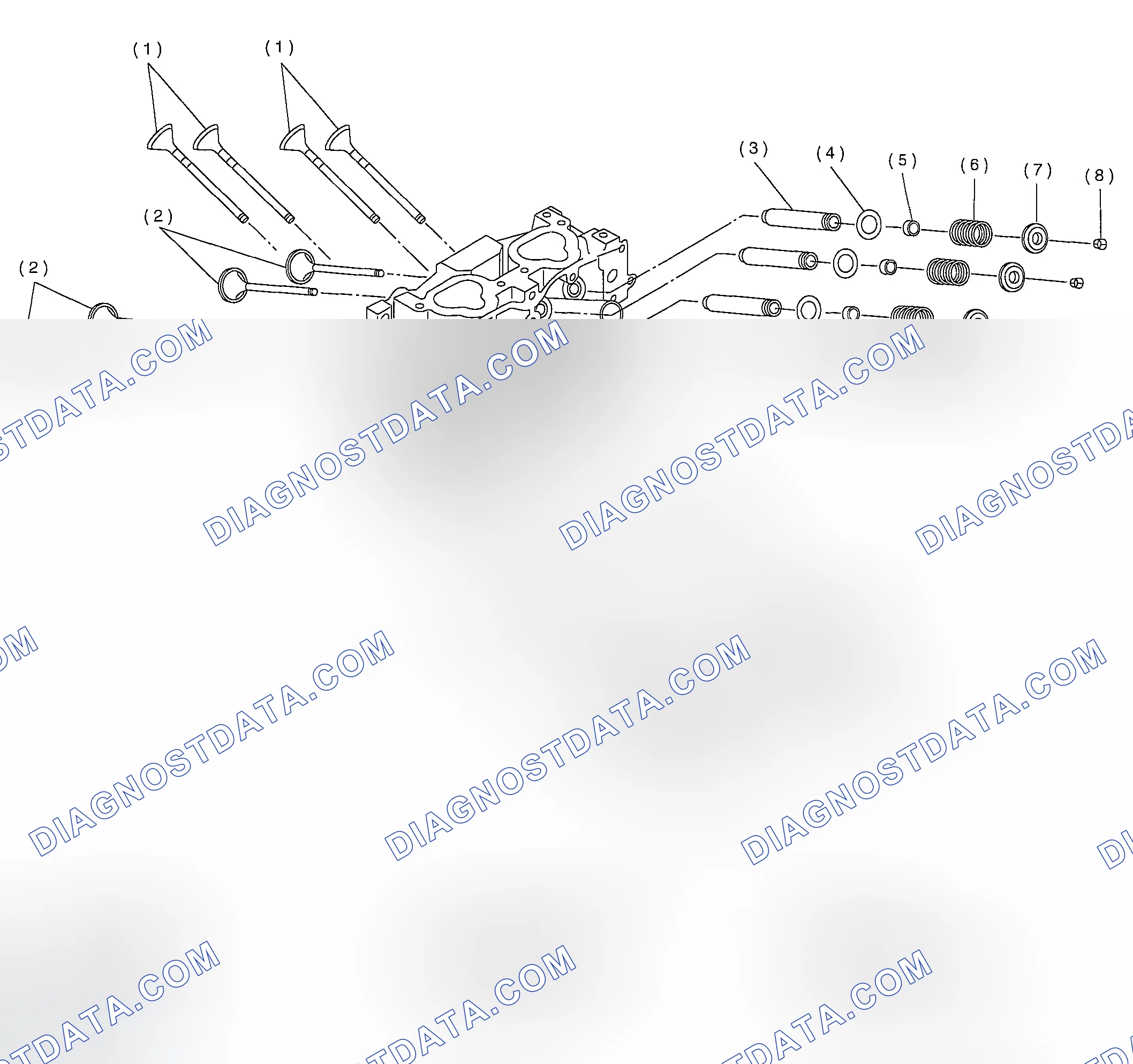 Scheme 19: CYLINDER HEAD AND VALVE ASSEMBLY