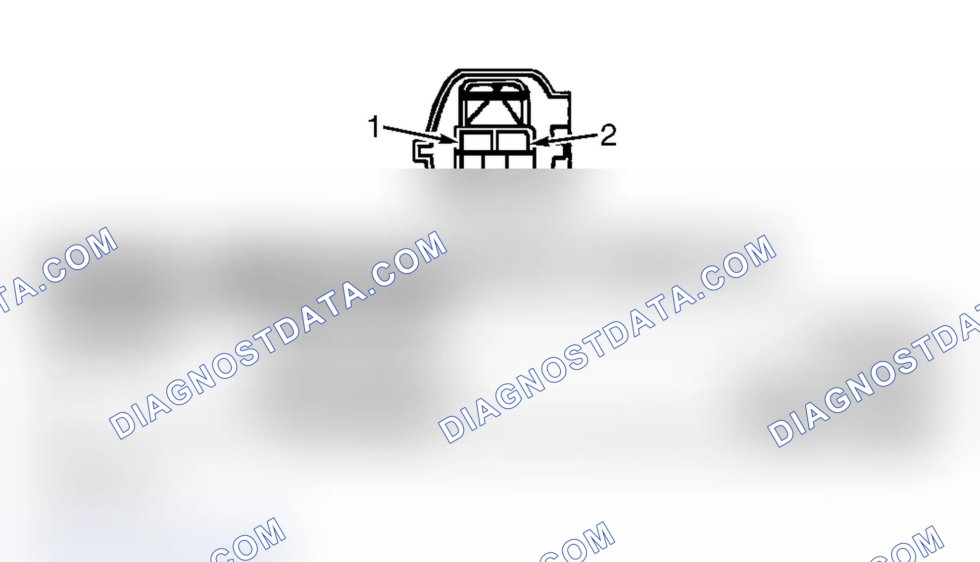 Scheme 79: BATTERY TEMPERATURE SENSOR HARNESS CONNECTOR END VIEW