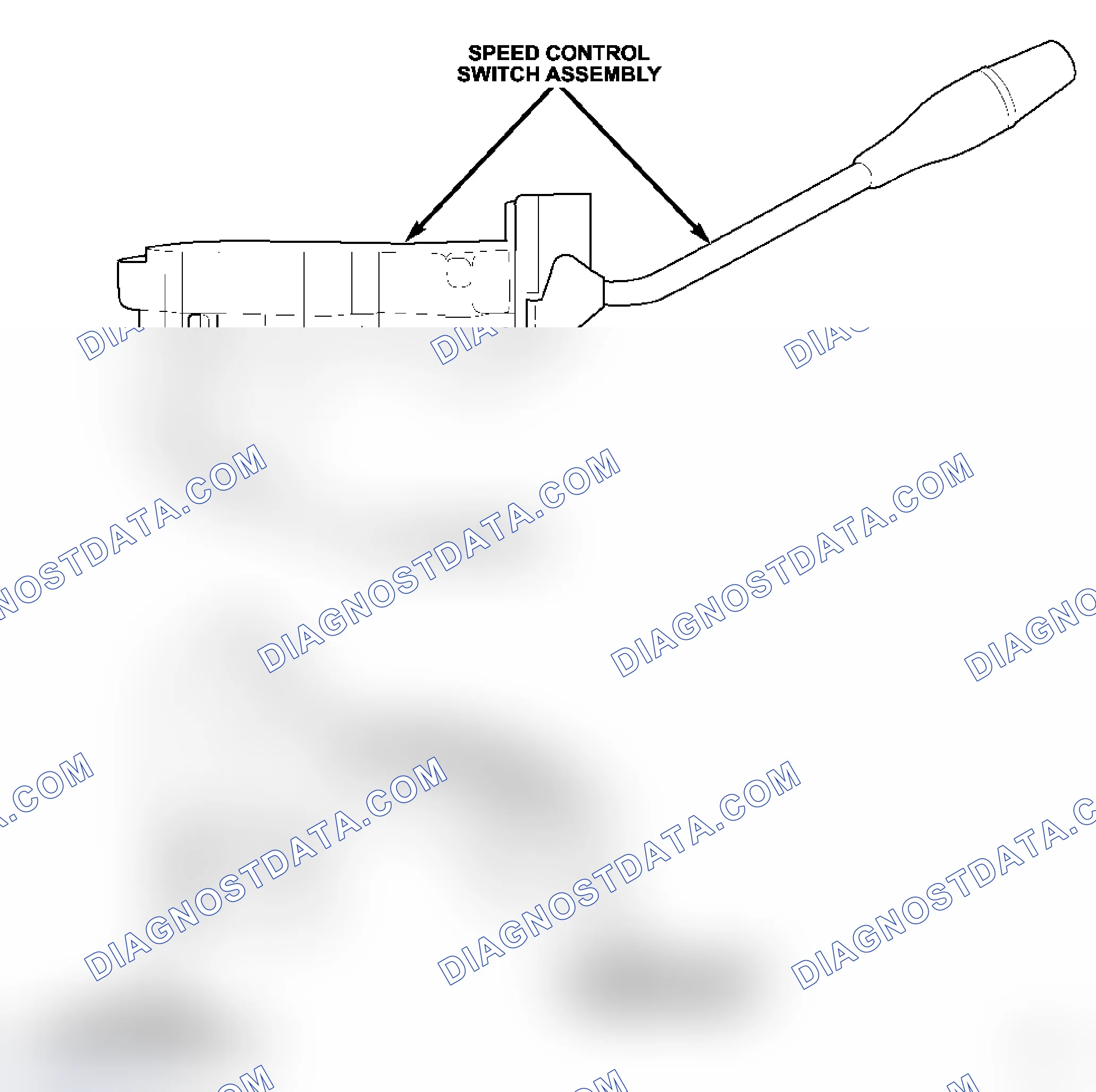 Scheme 2: P1593-SPEED CONTROL SWITCH 1/2 STUCK