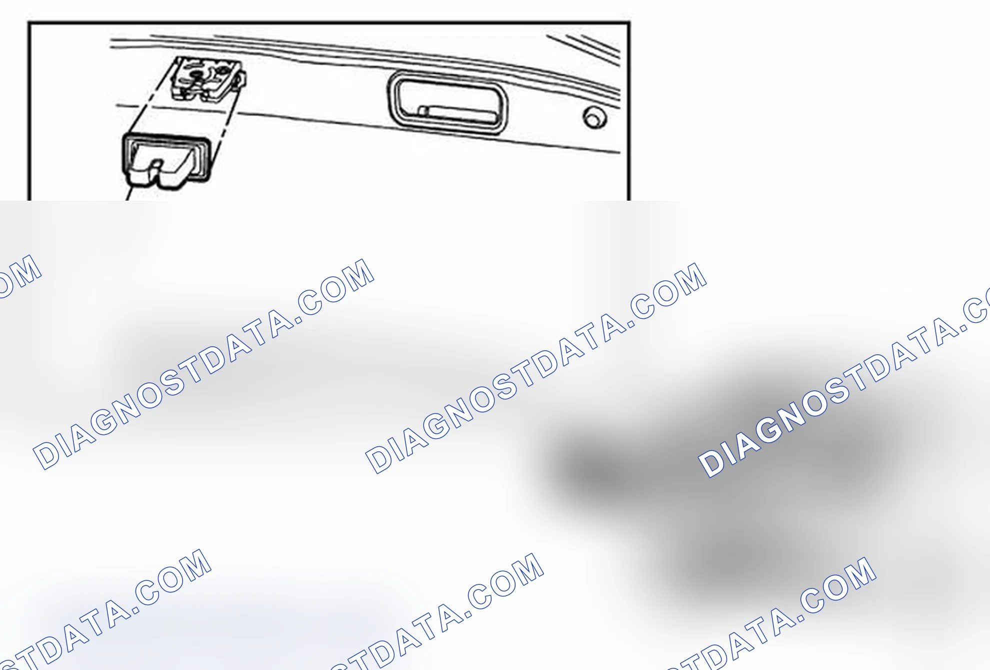 Scheme 86: Rear Compartment Lid Latch Cover Replacement