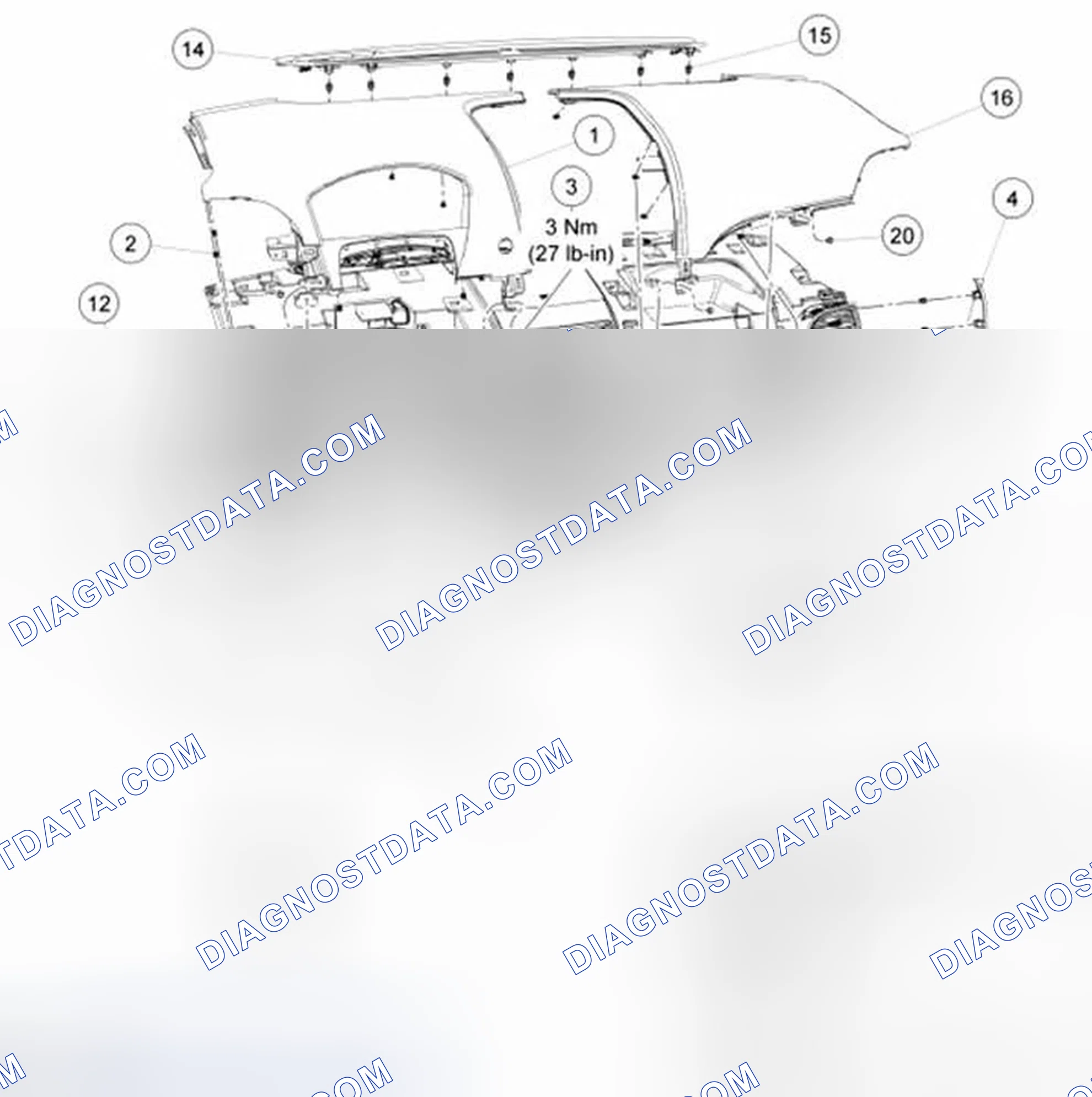 Scheme 61: MKX Instrument Panel