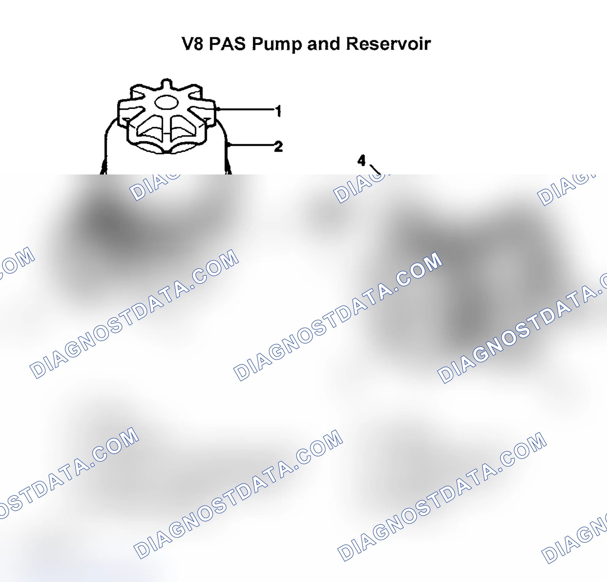 Scheme 14: POWER ASSISTED STEERING (PAS) PUMP & RESERVOIR