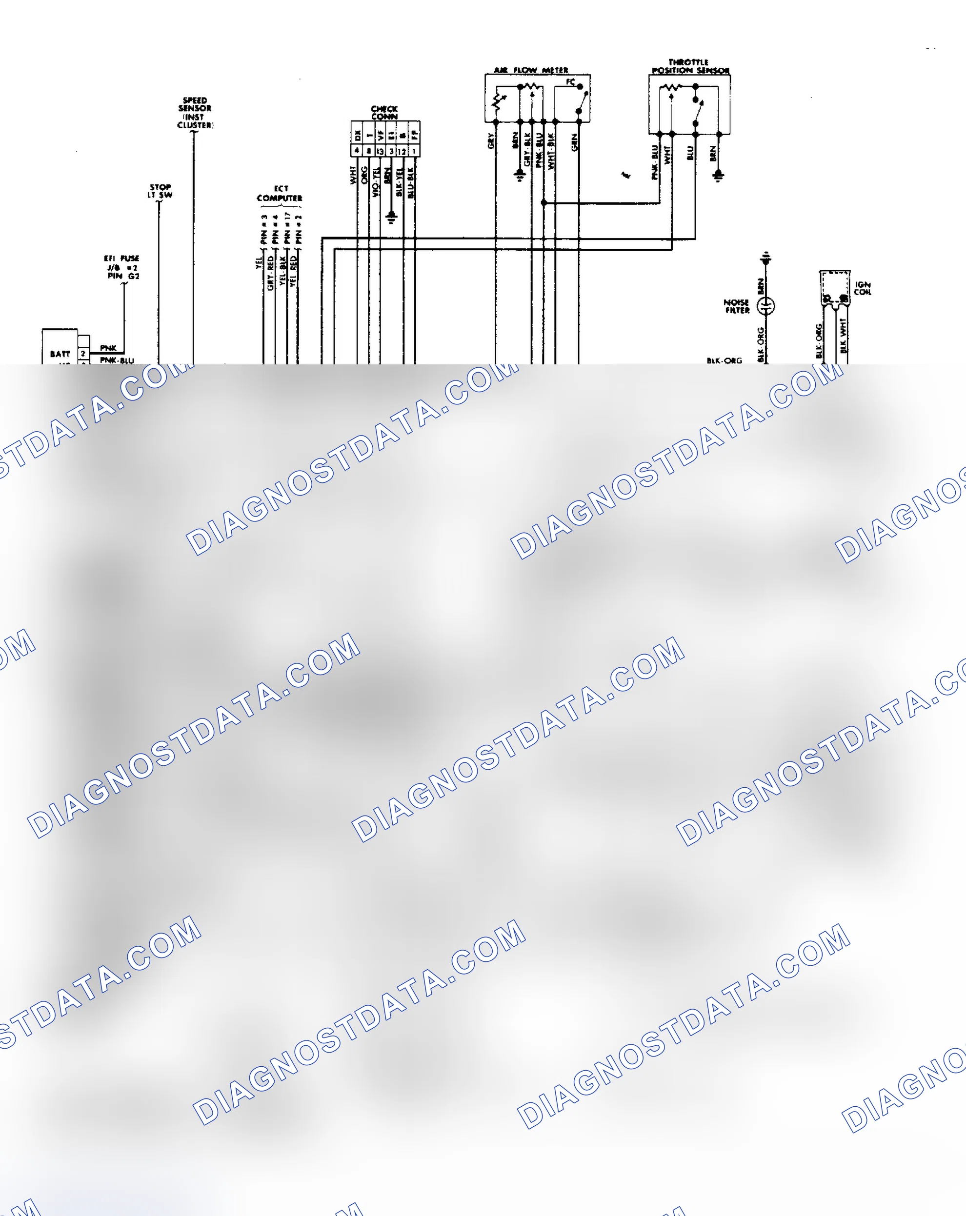 Scheme 52: EFI/TCCS Wiring Diagram (Celica - 3S-GE)